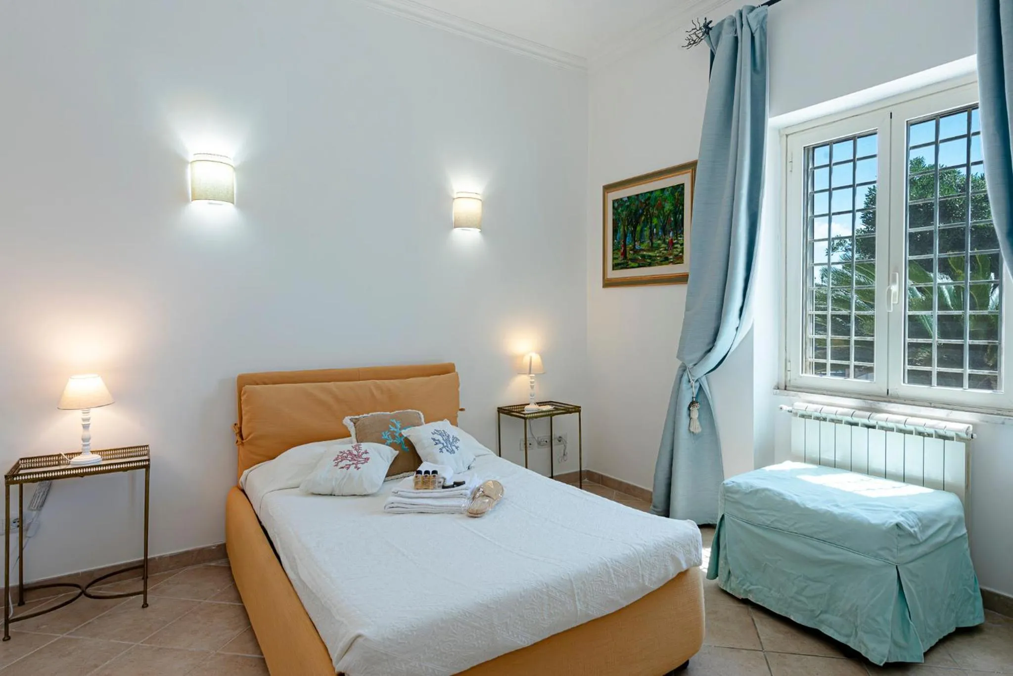 Bed in Villino dei Coralli