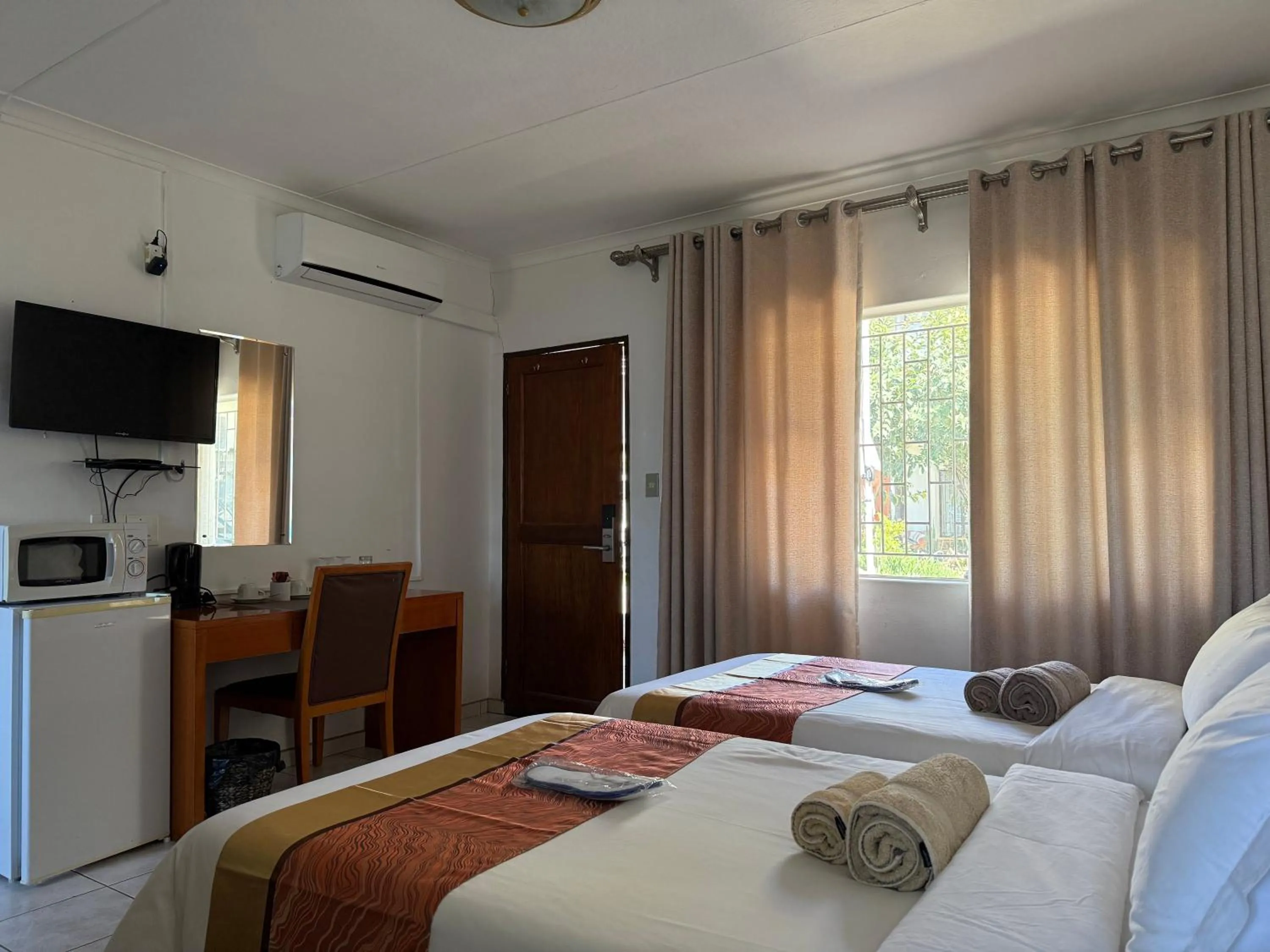 Bed in Hotel Pension Steiner