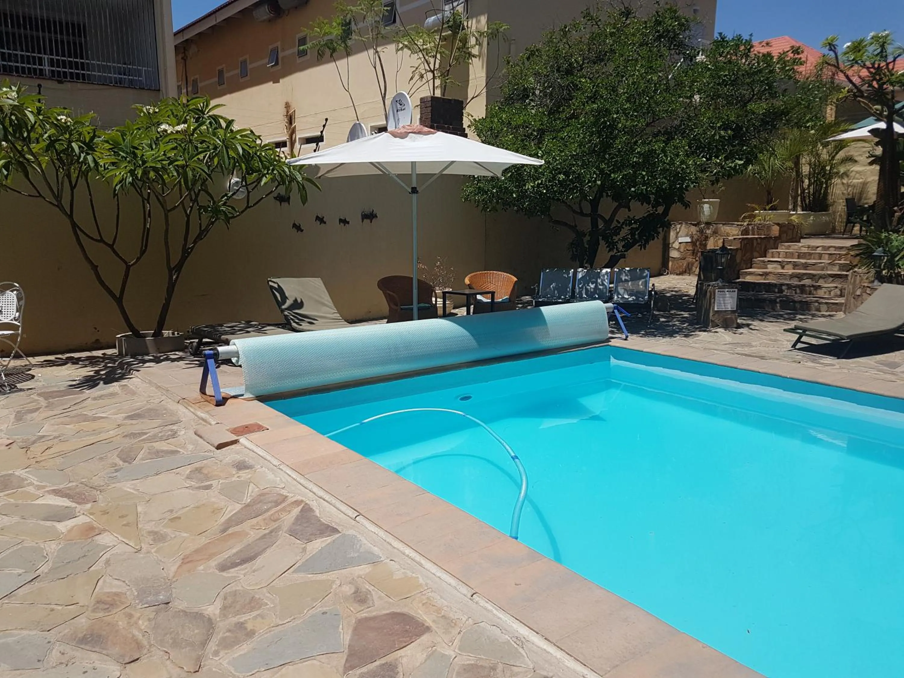 Swimming pool in Hotel Pension Steiner