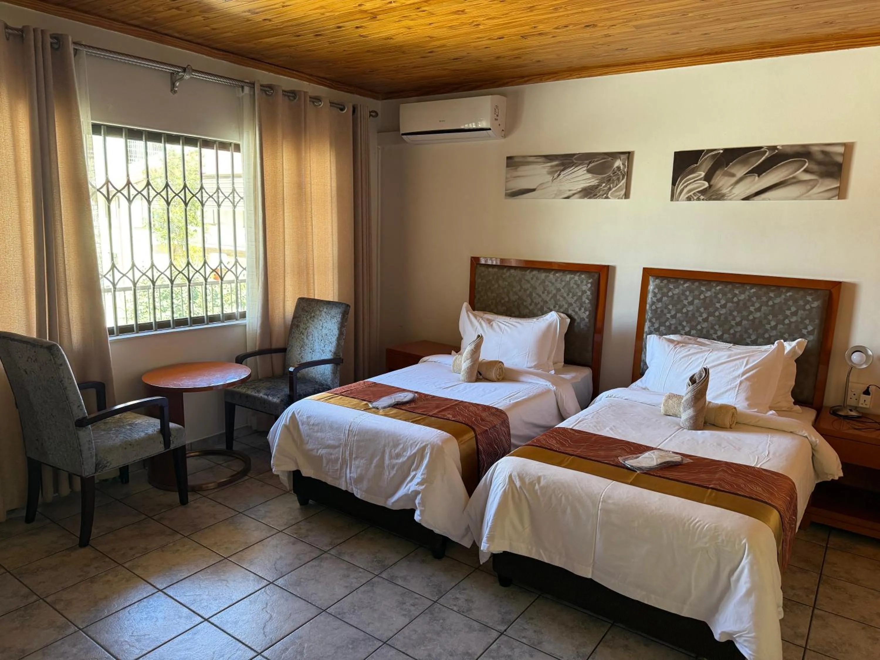 Bed in Hotel Pension Steiner