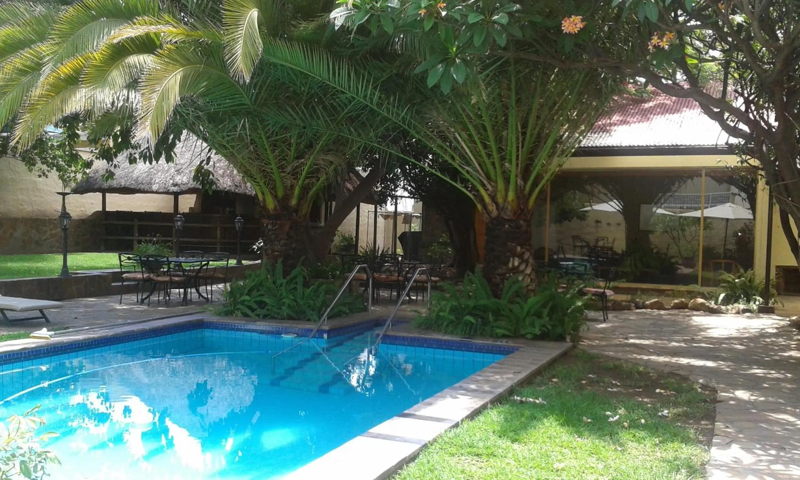 Swimming pool in Hotel Pension Steiner