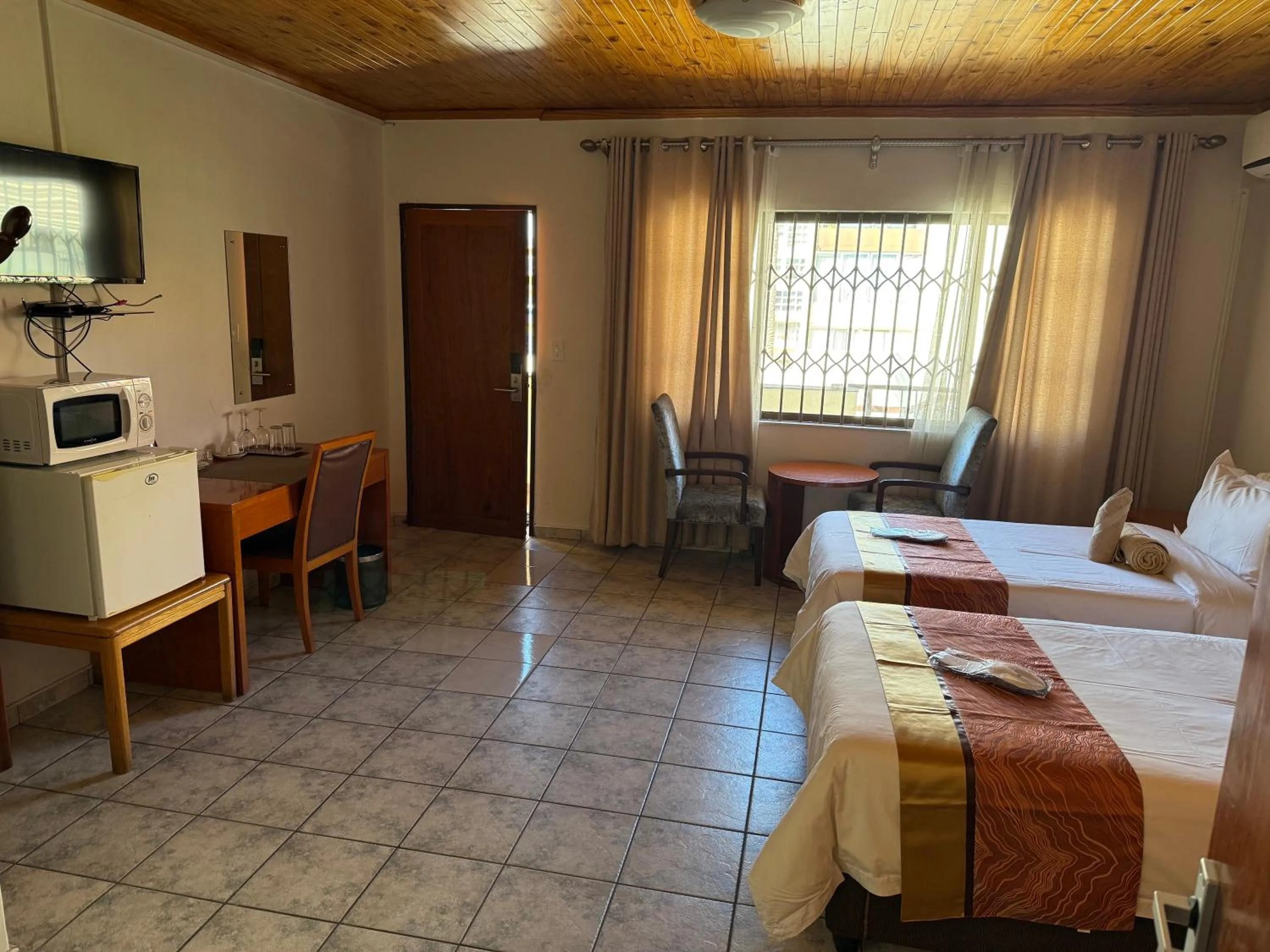 Bed in Hotel Pension Steiner