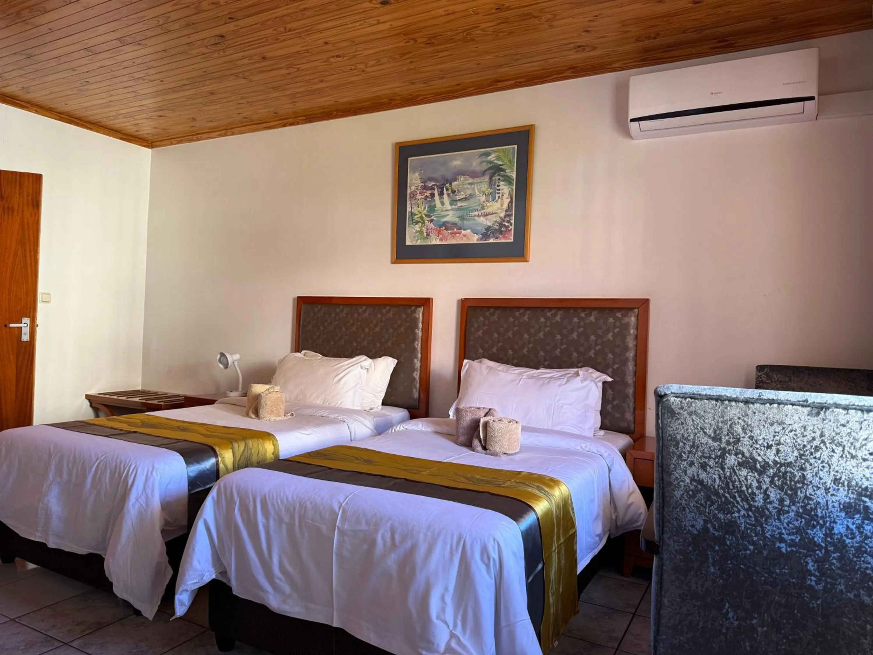 Bed in Hotel Pension Steiner