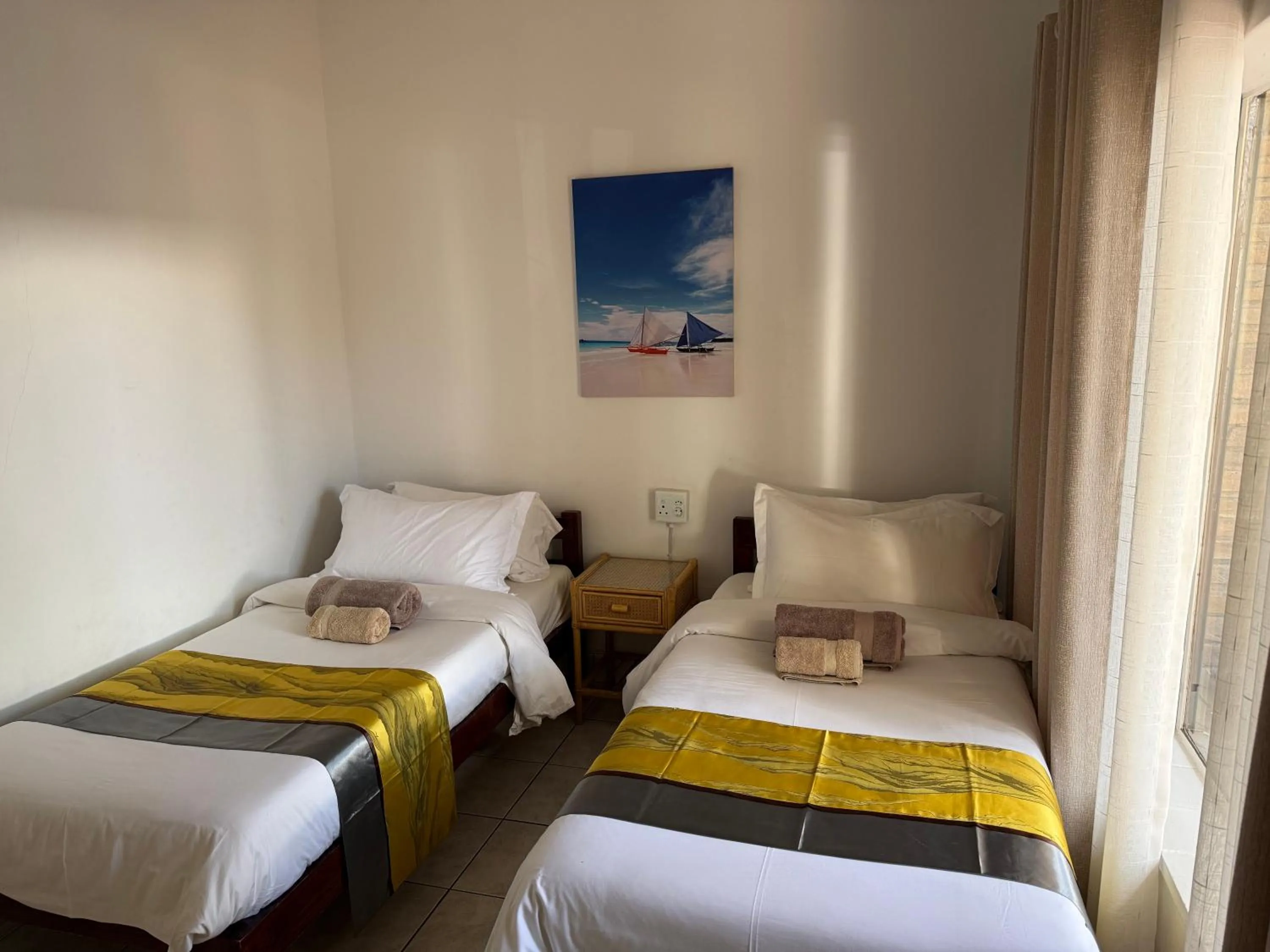 Bed in Hotel Pension Steiner