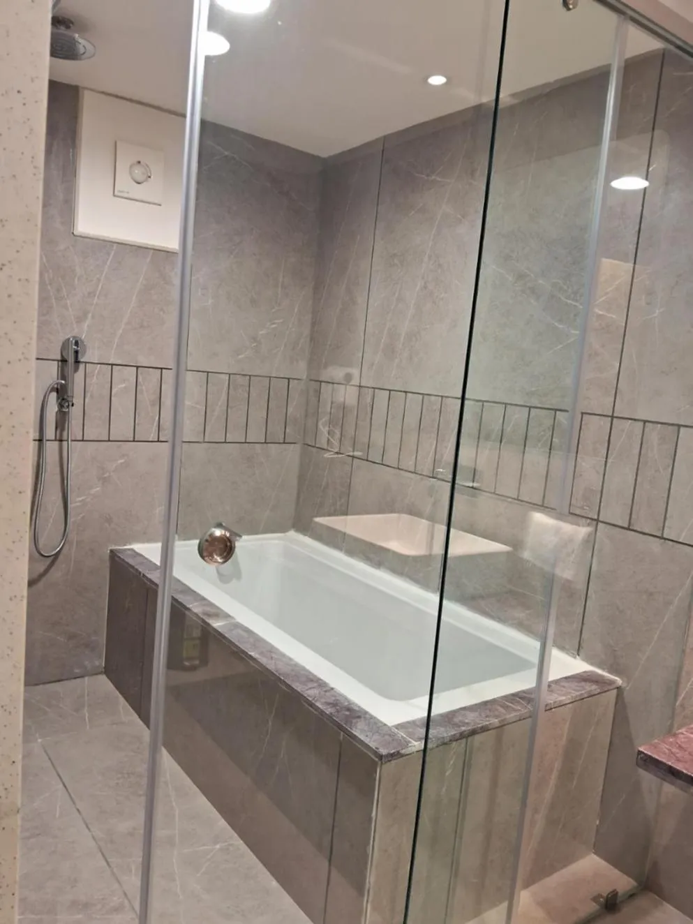 Shower in The Parterre - SG Highway Ahmedabad