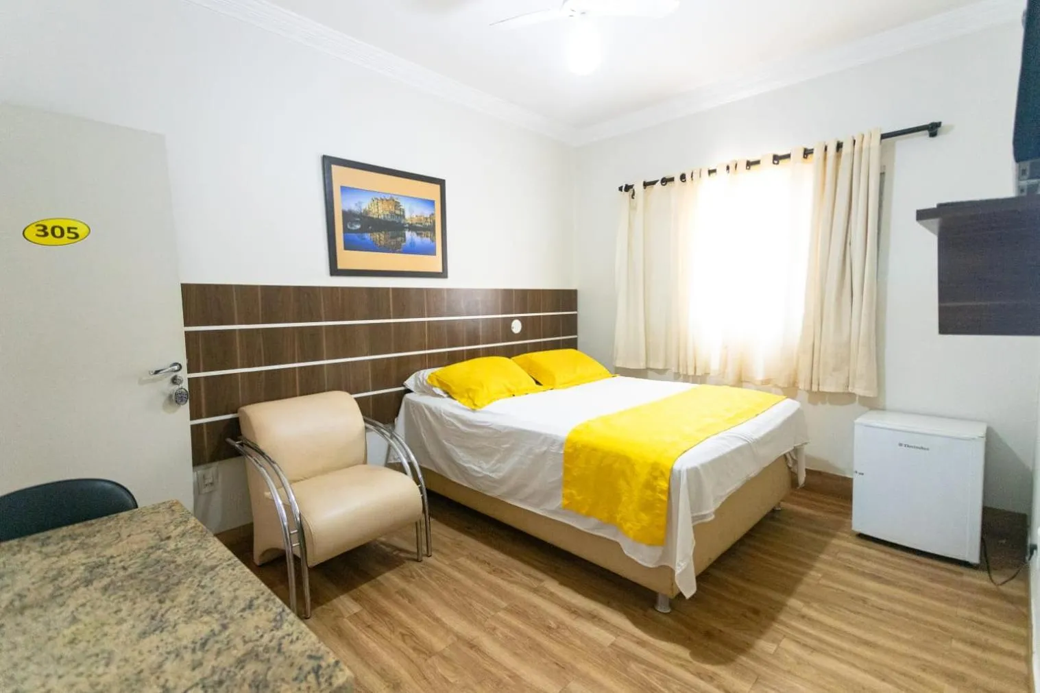 Bed in Hotel Volp Patos