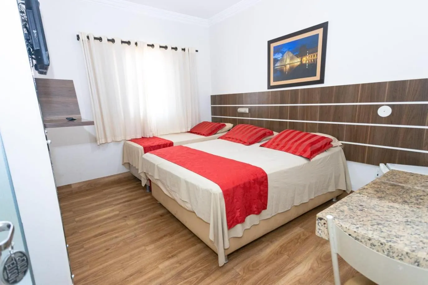 Bed in Hotel Volp Patos