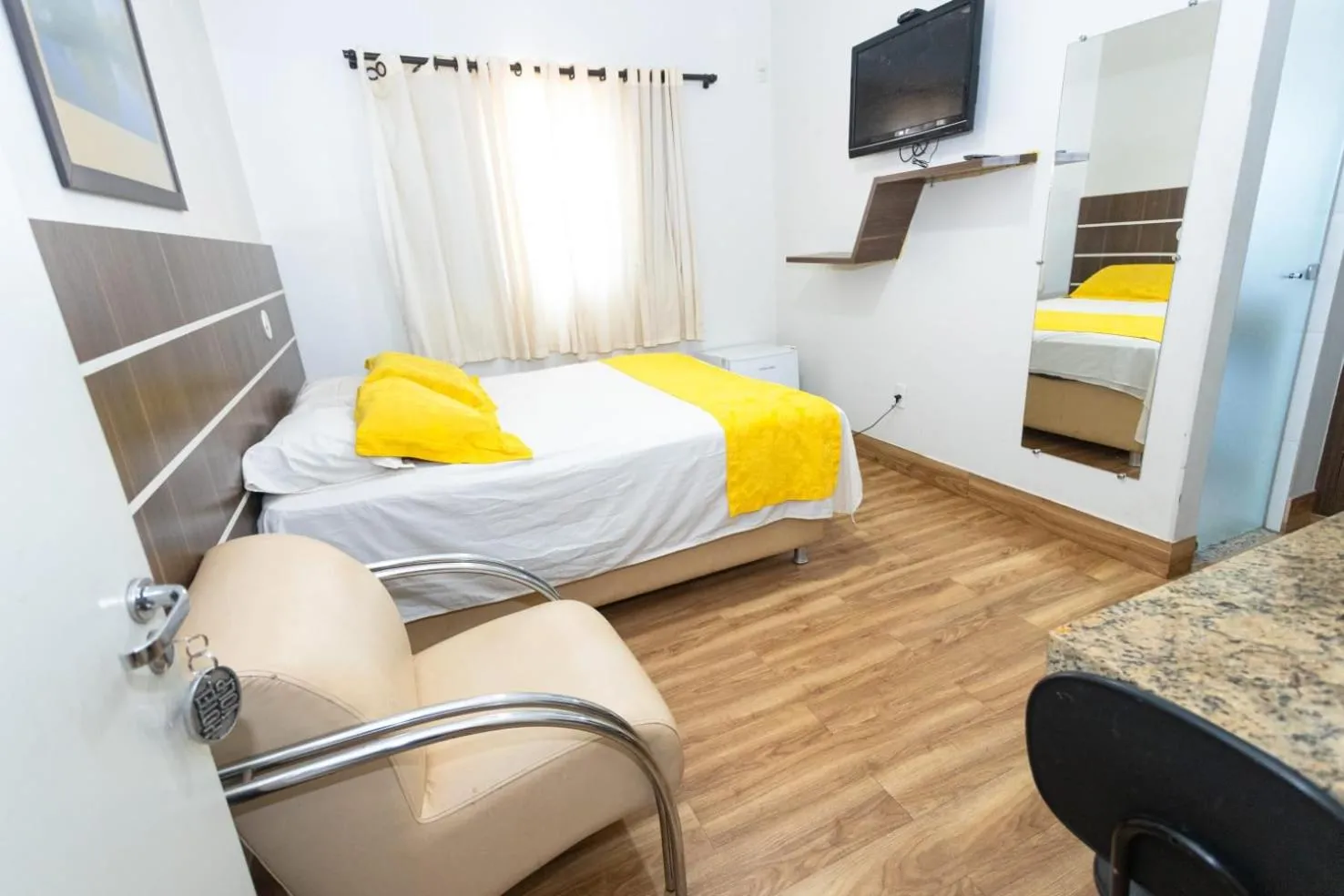 Bed in Hotel Volp Patos