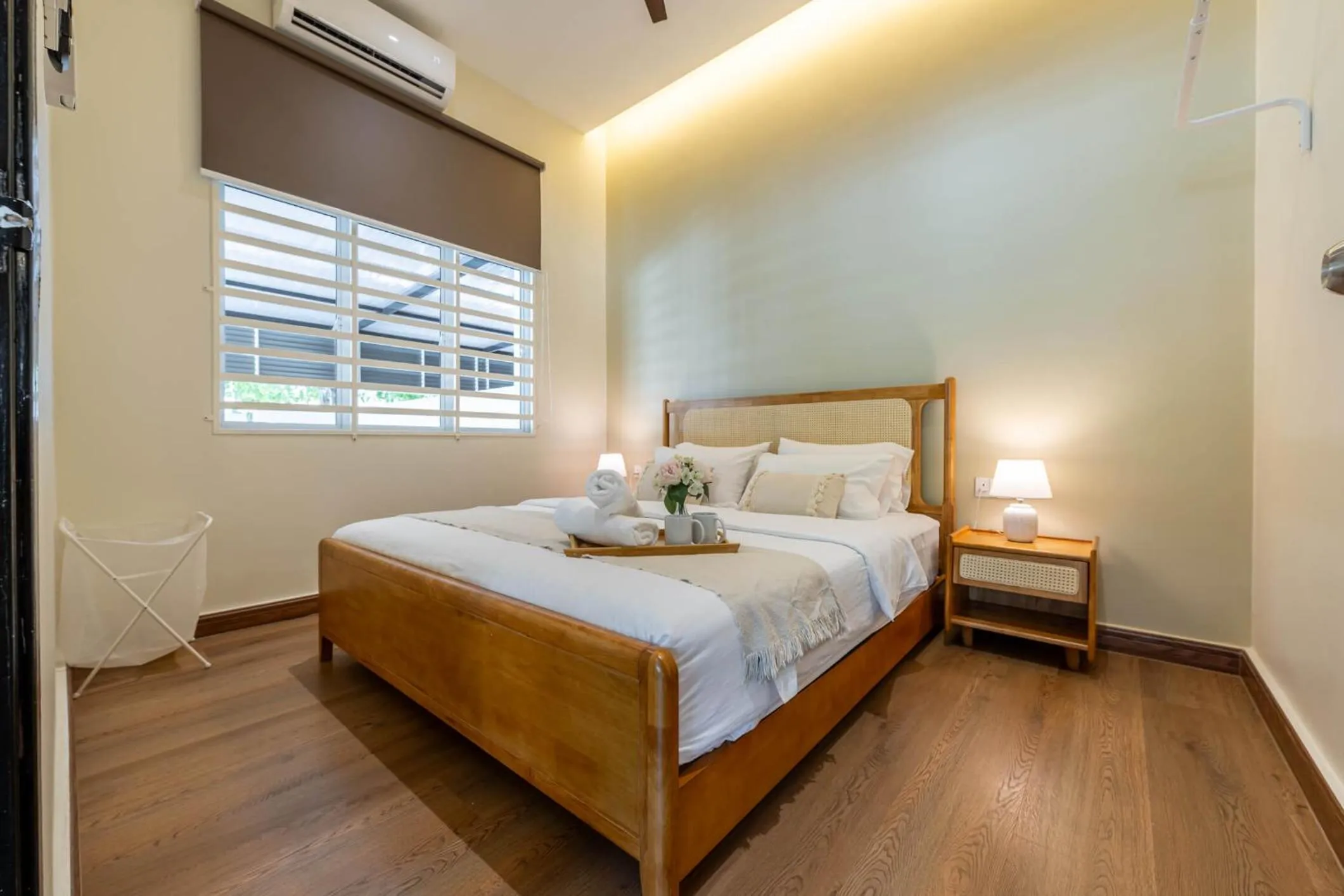 Bed in La Ferringhi Villa by BRB