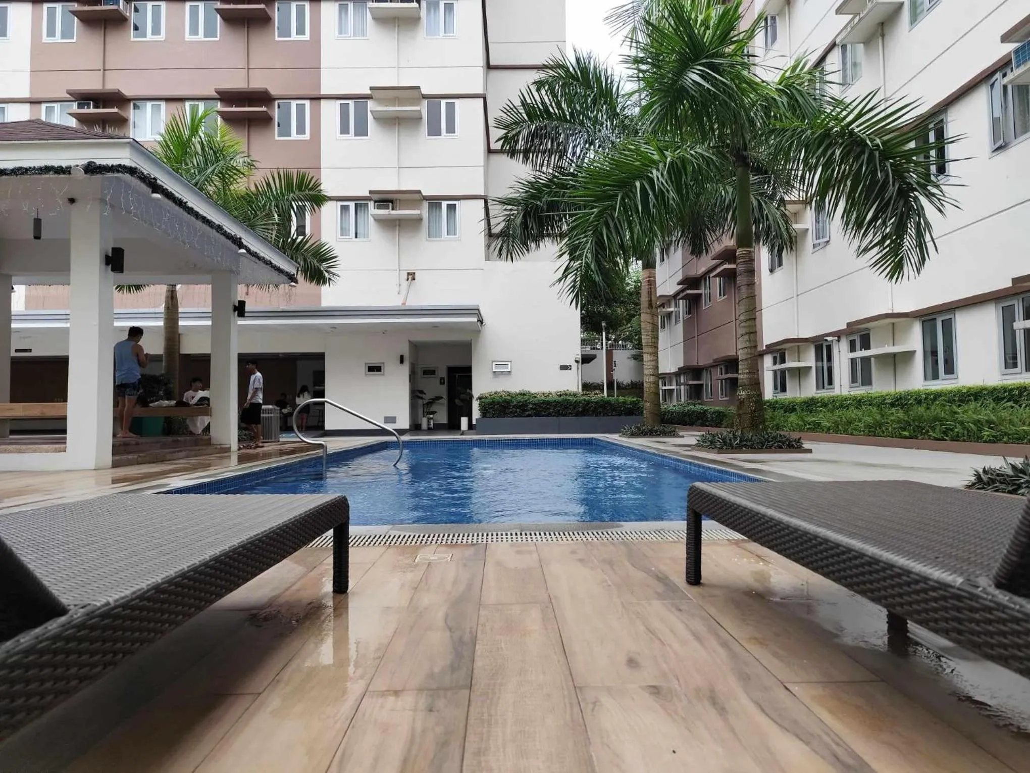 Pool view in Warm & Cozy Retreat near SM City Trece Martires