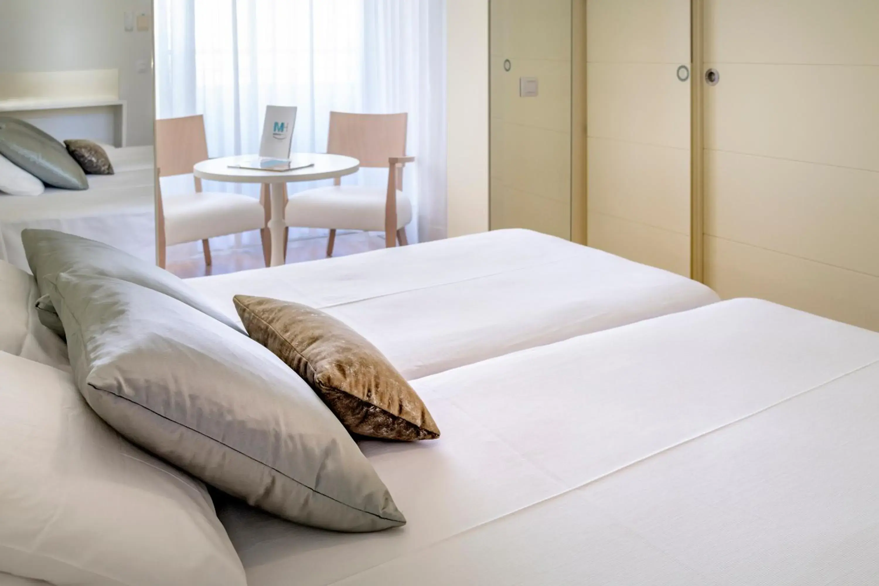 Bed in Mònica Hotel Bed in Mònica Hotel