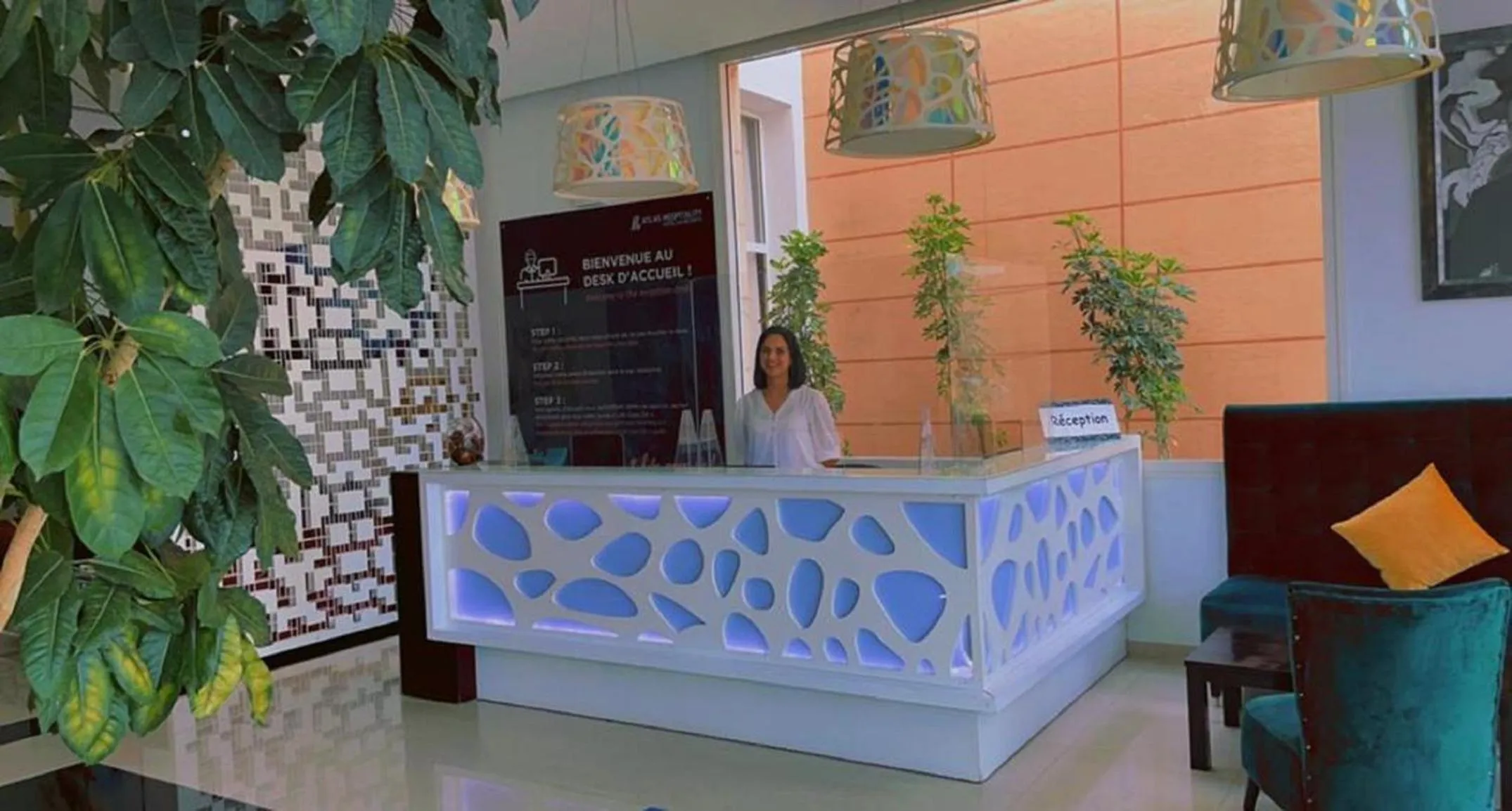 Lobby or reception in Relax Hotel Kenitra