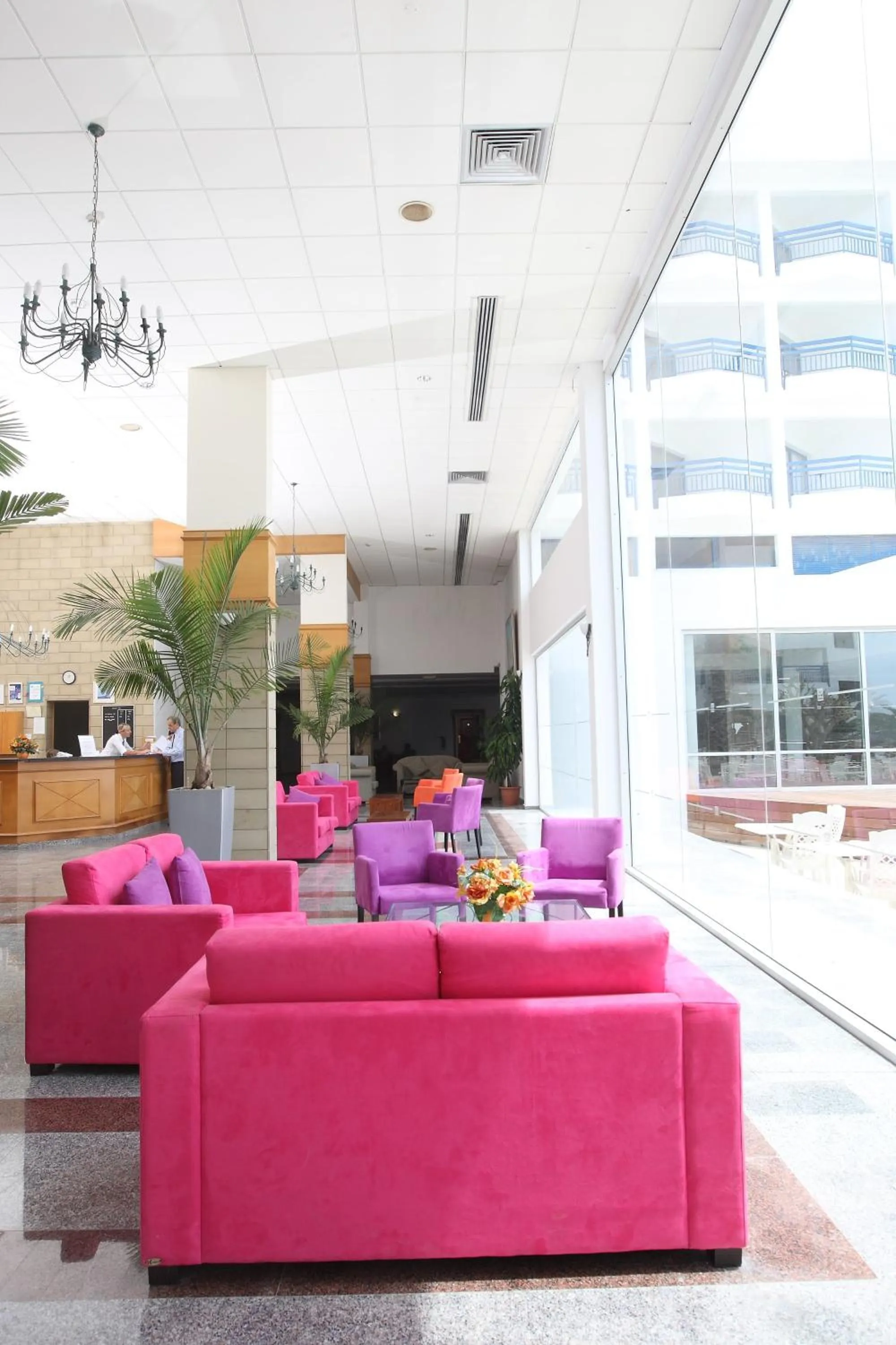 Lobby or reception in Ascos Coral Beach Hotel