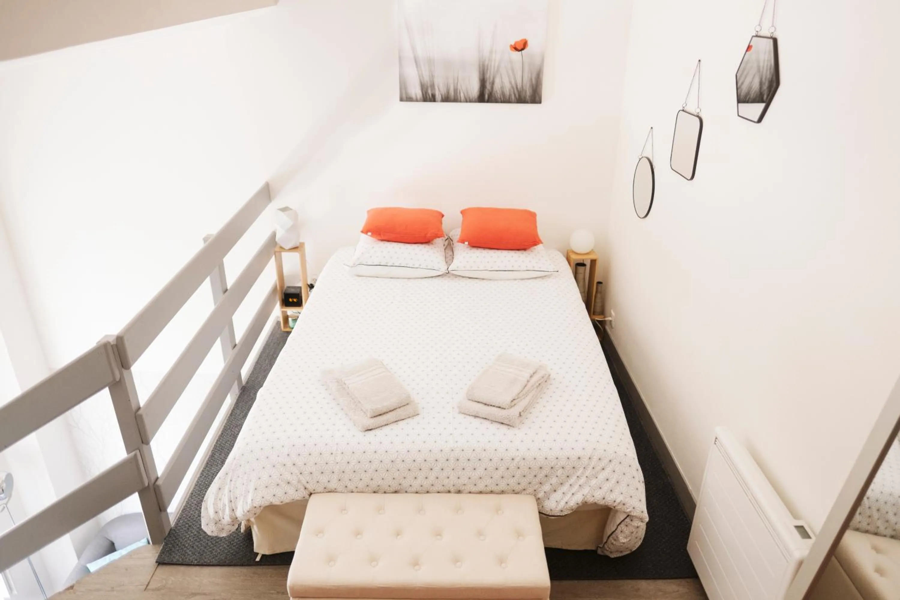 Bed in La Suite aquitaine