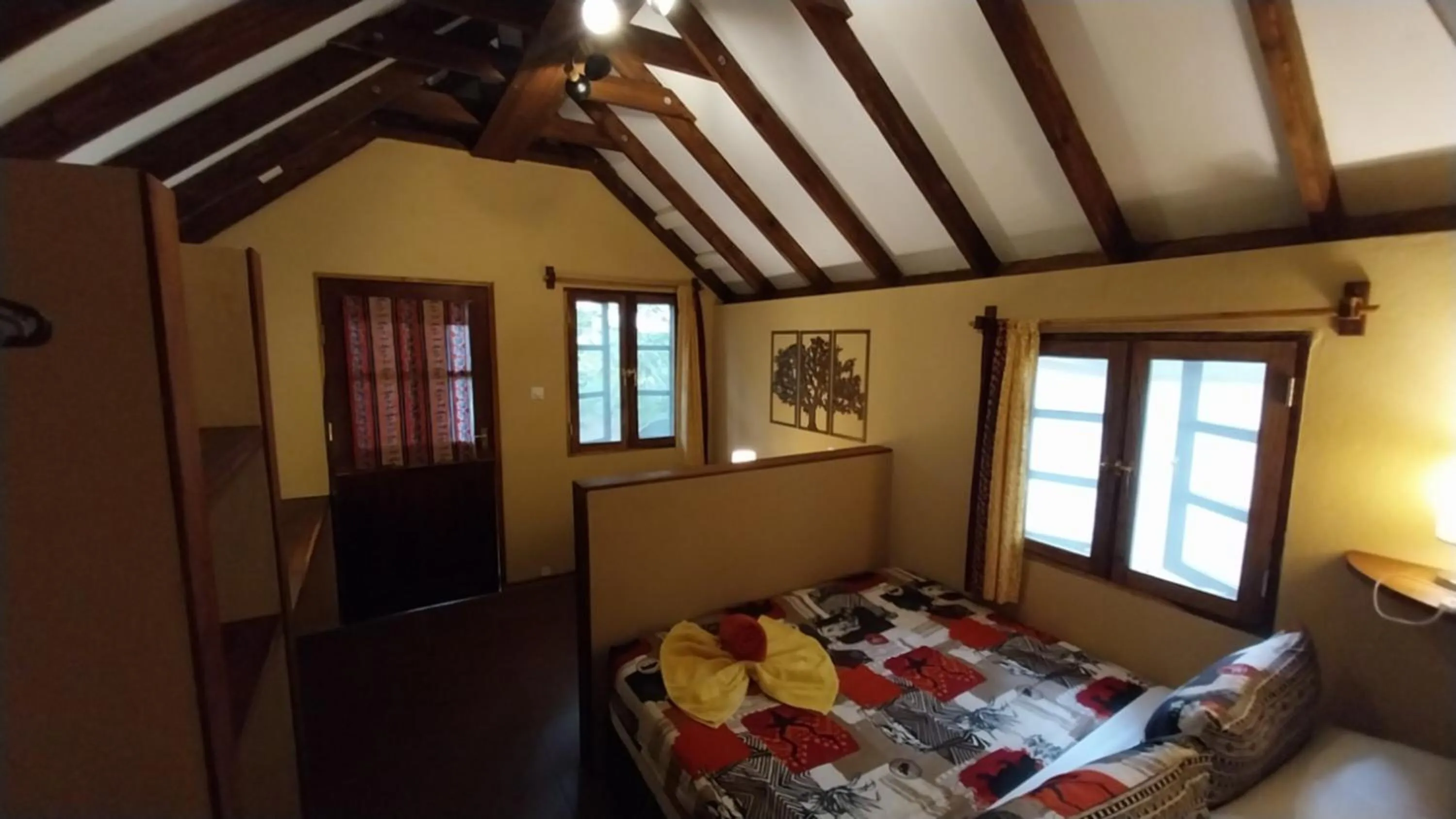 View (from property/room), Bed in DEVOCEAN Lodge