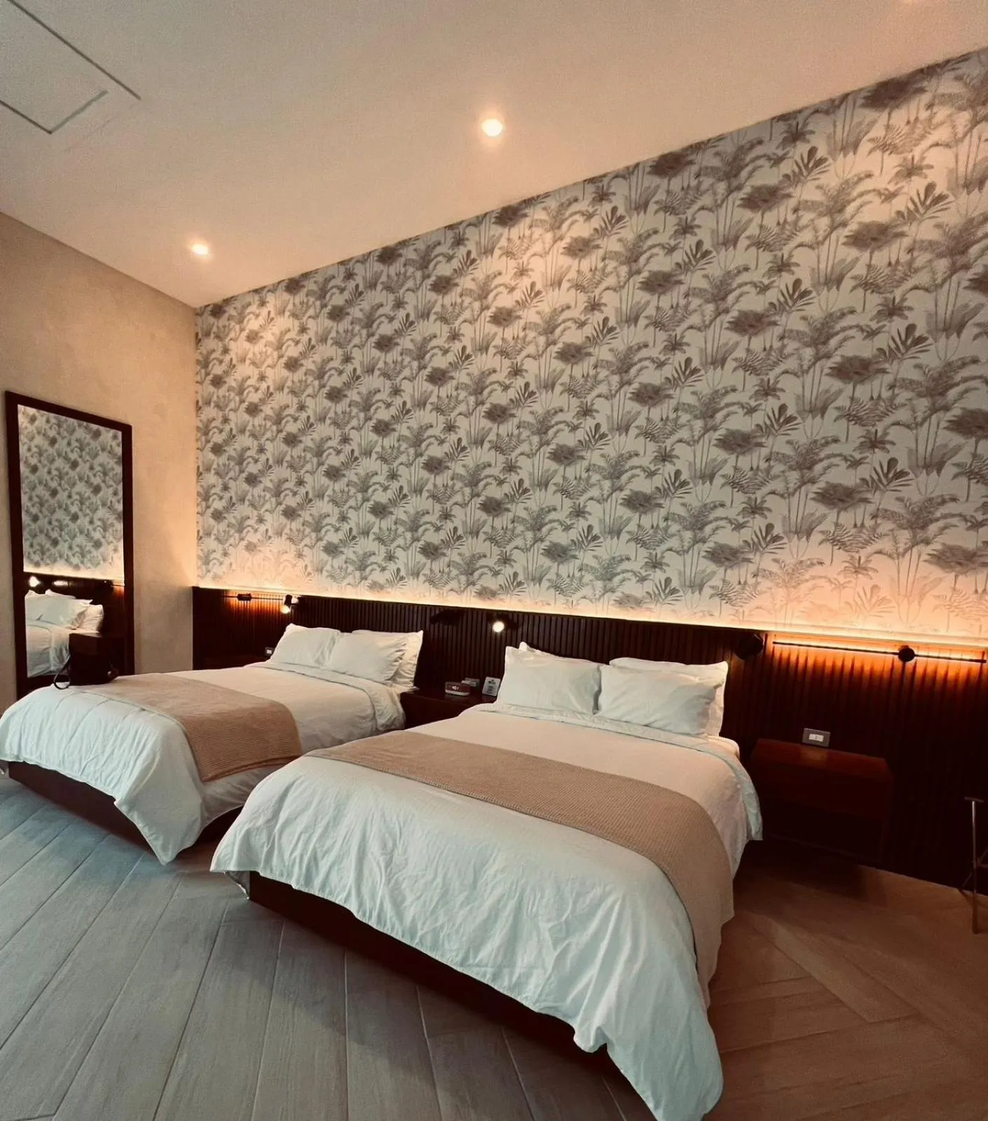 Bed in Paraiso Rainforest and Beach Hotel