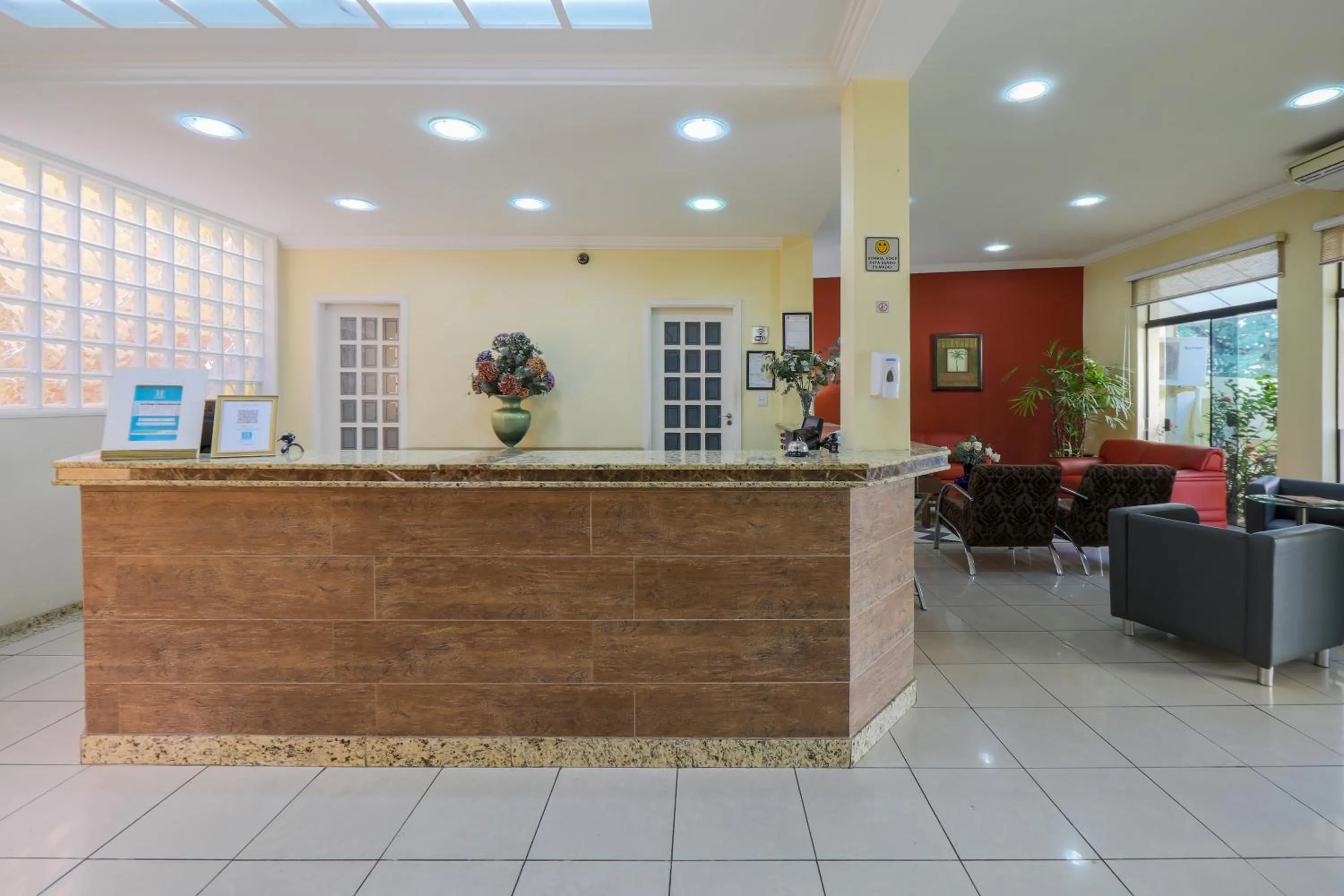 Lobby or reception in Hotel Itapema