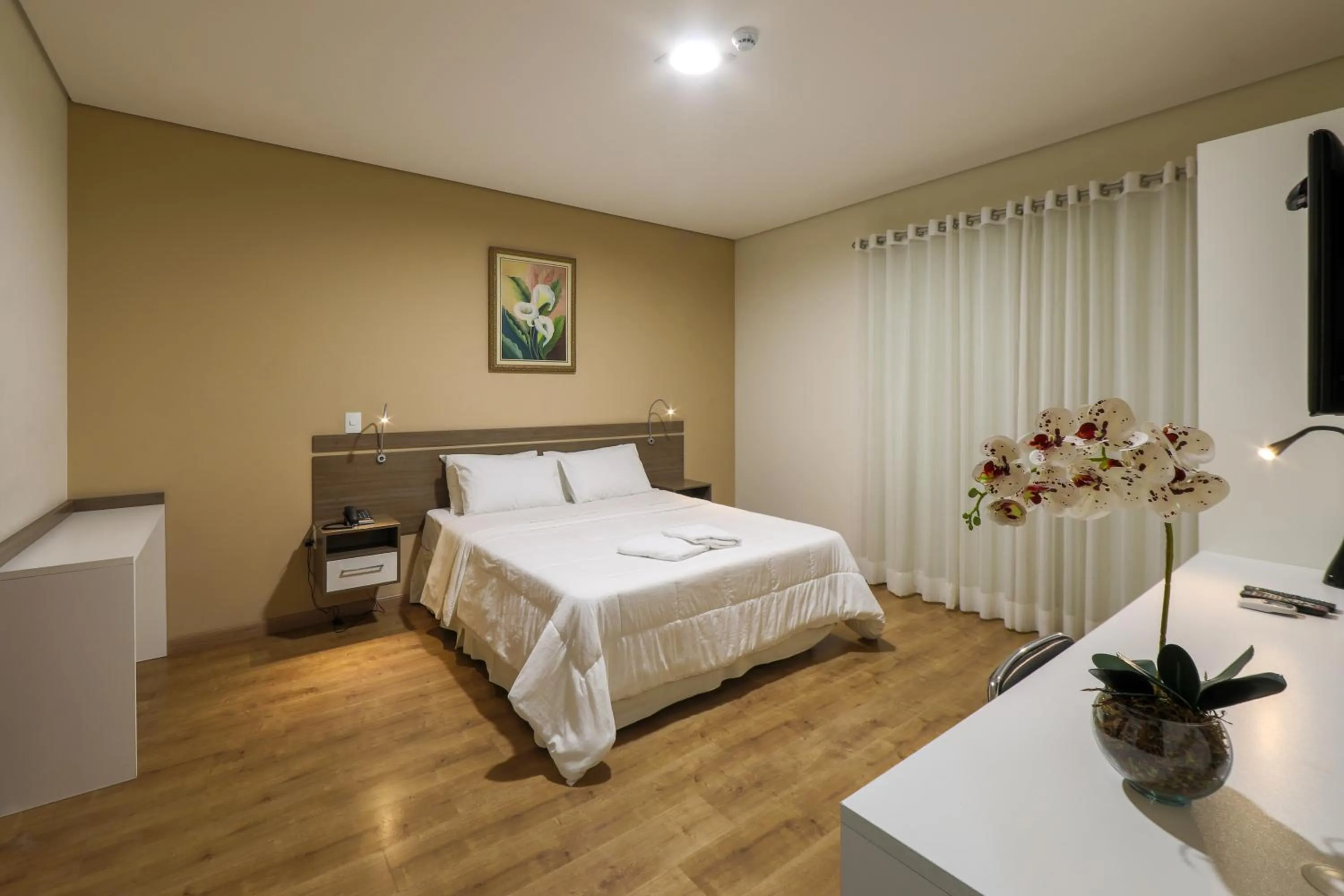 Bedroom, Bed in Hotel Itapema