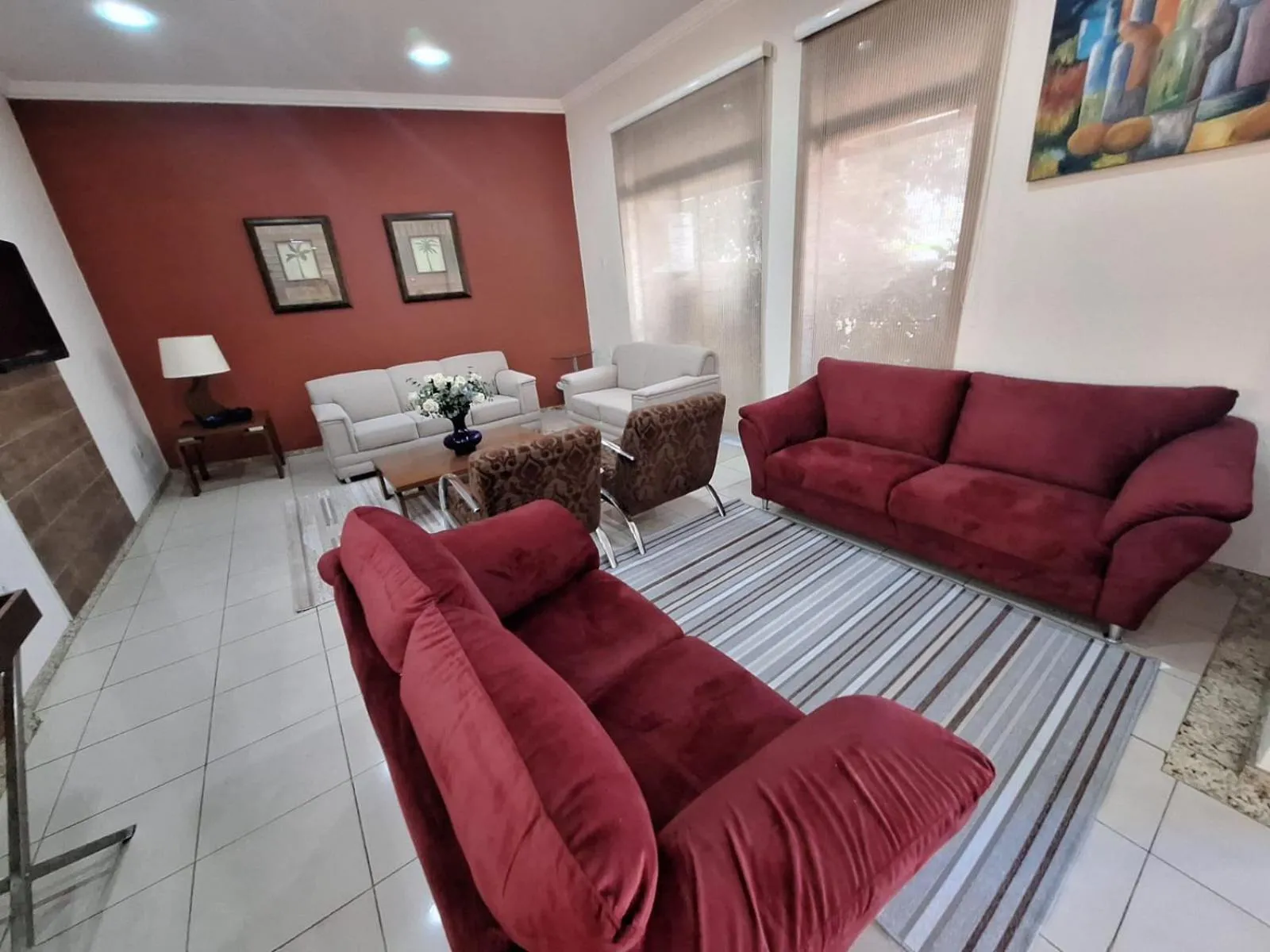 Living room in Hotel Itapema