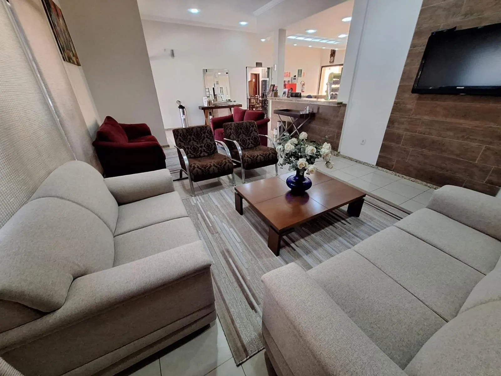 Living room in Hotel Itapema