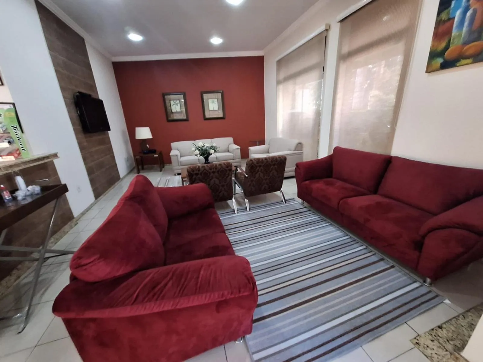 Seating area in Hotel Itapema