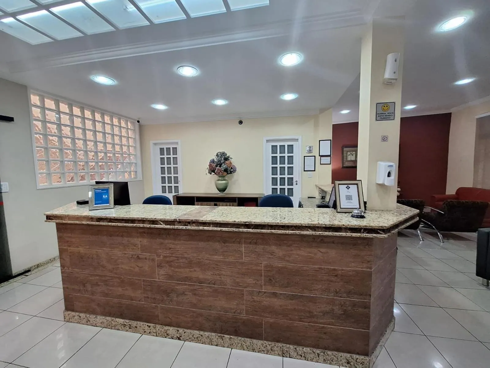 Lobby or reception in Hotel Itapema