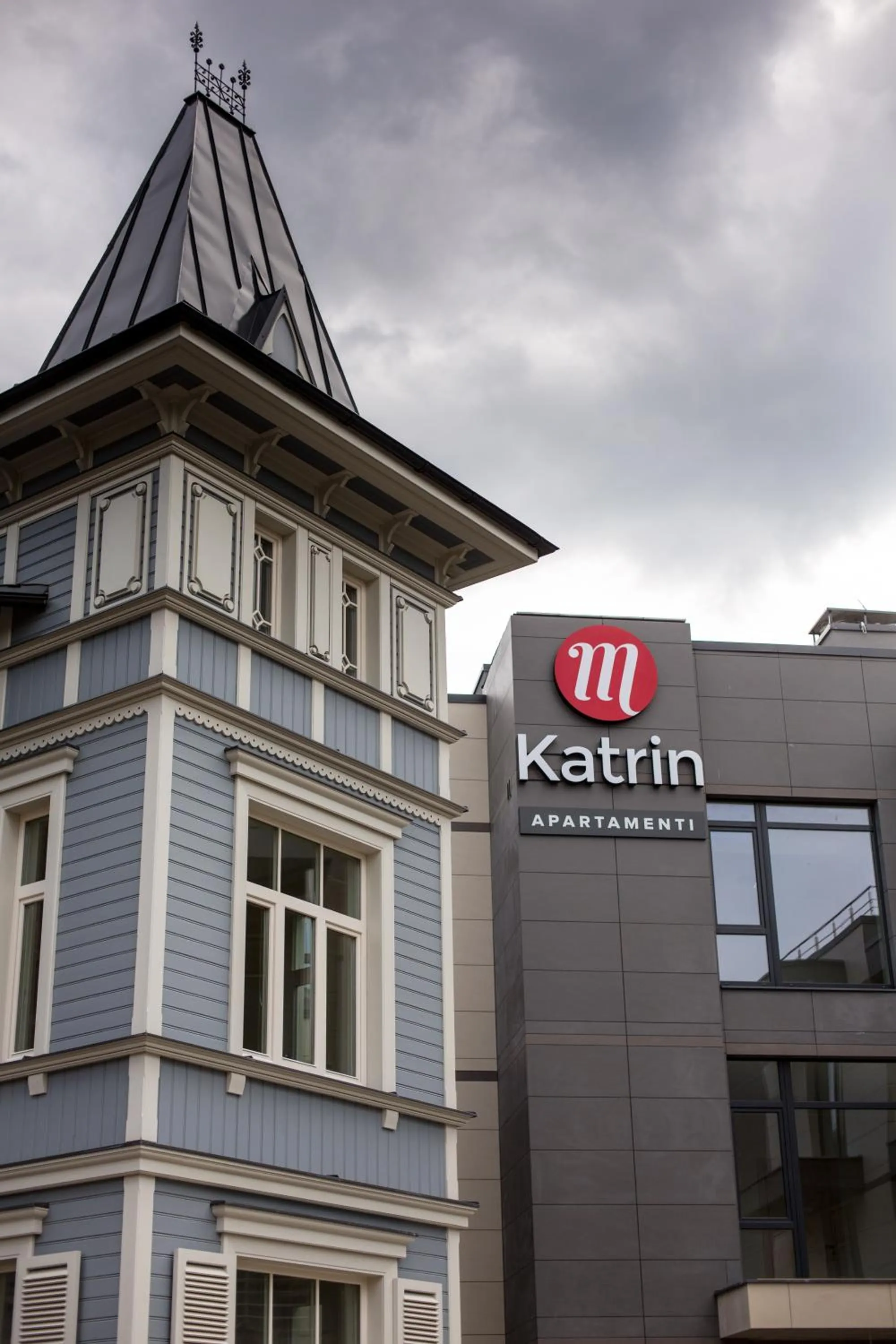 Property logo or sign in Katrin Apartments