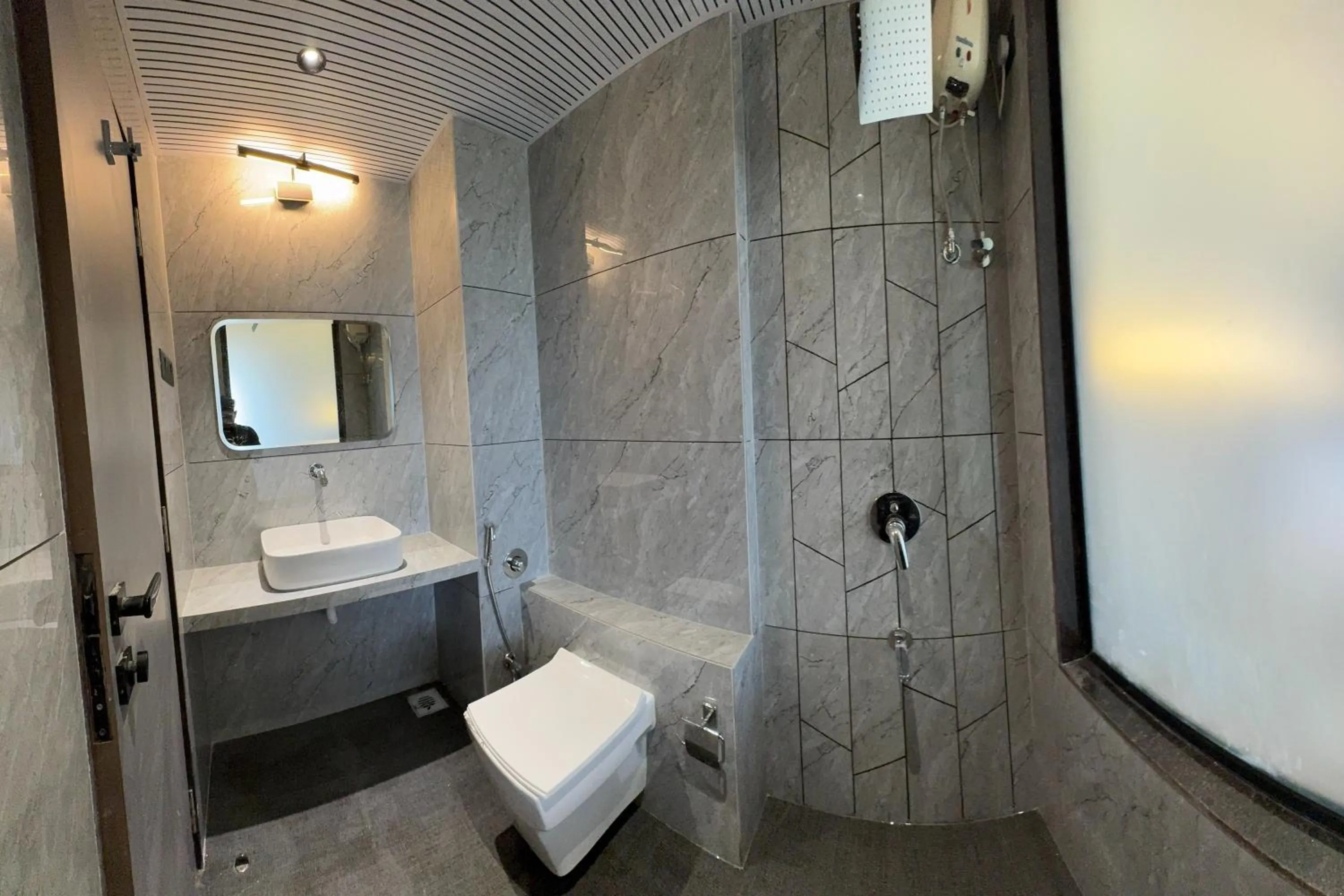 Bathroom in Hotel Kushala Grand, Dombivali