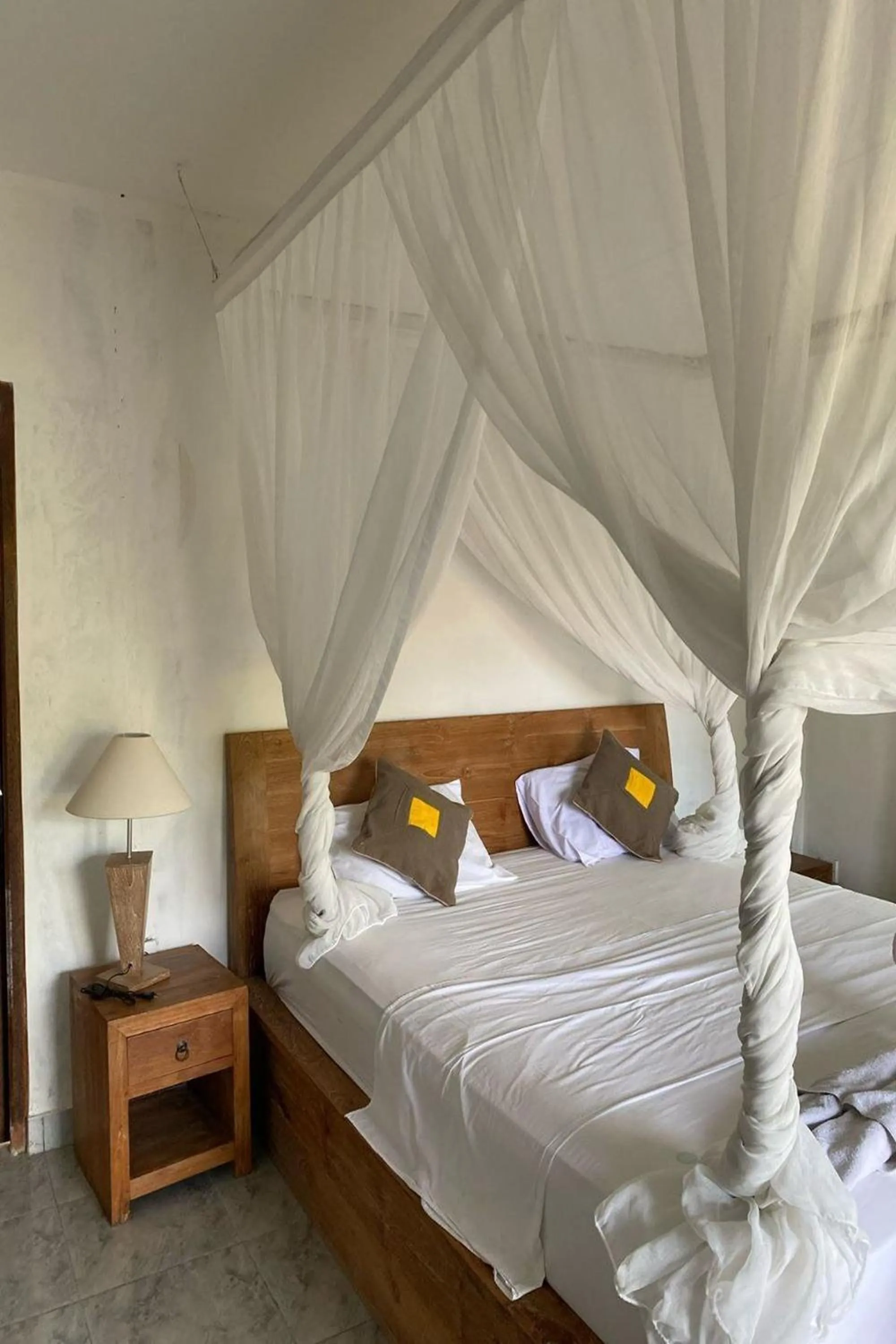 Bed in Budha House Ubud