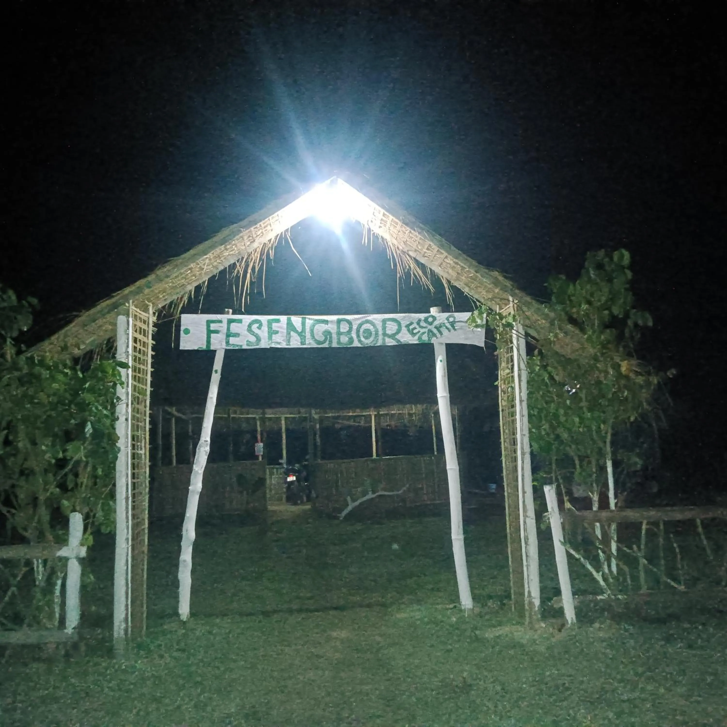 Garden view in Fesengbor eco camp
