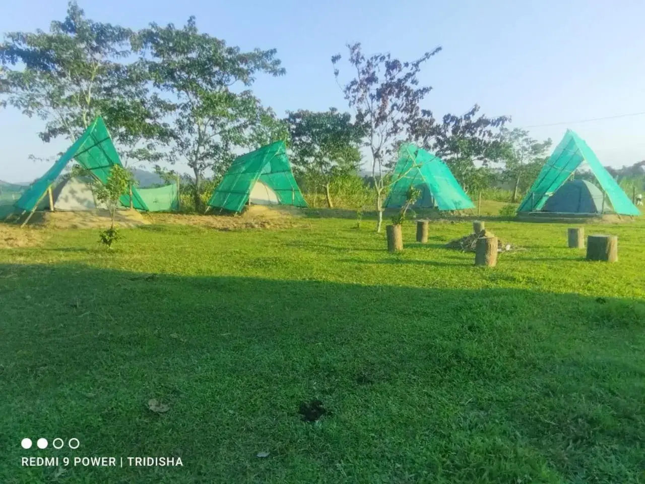 Garden view in Fesengbor eco camp Garden view in Fesengbor eco camp