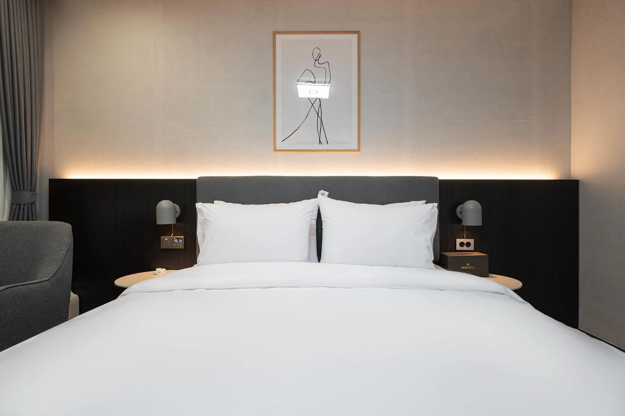Bed in Hound hotel gunsan