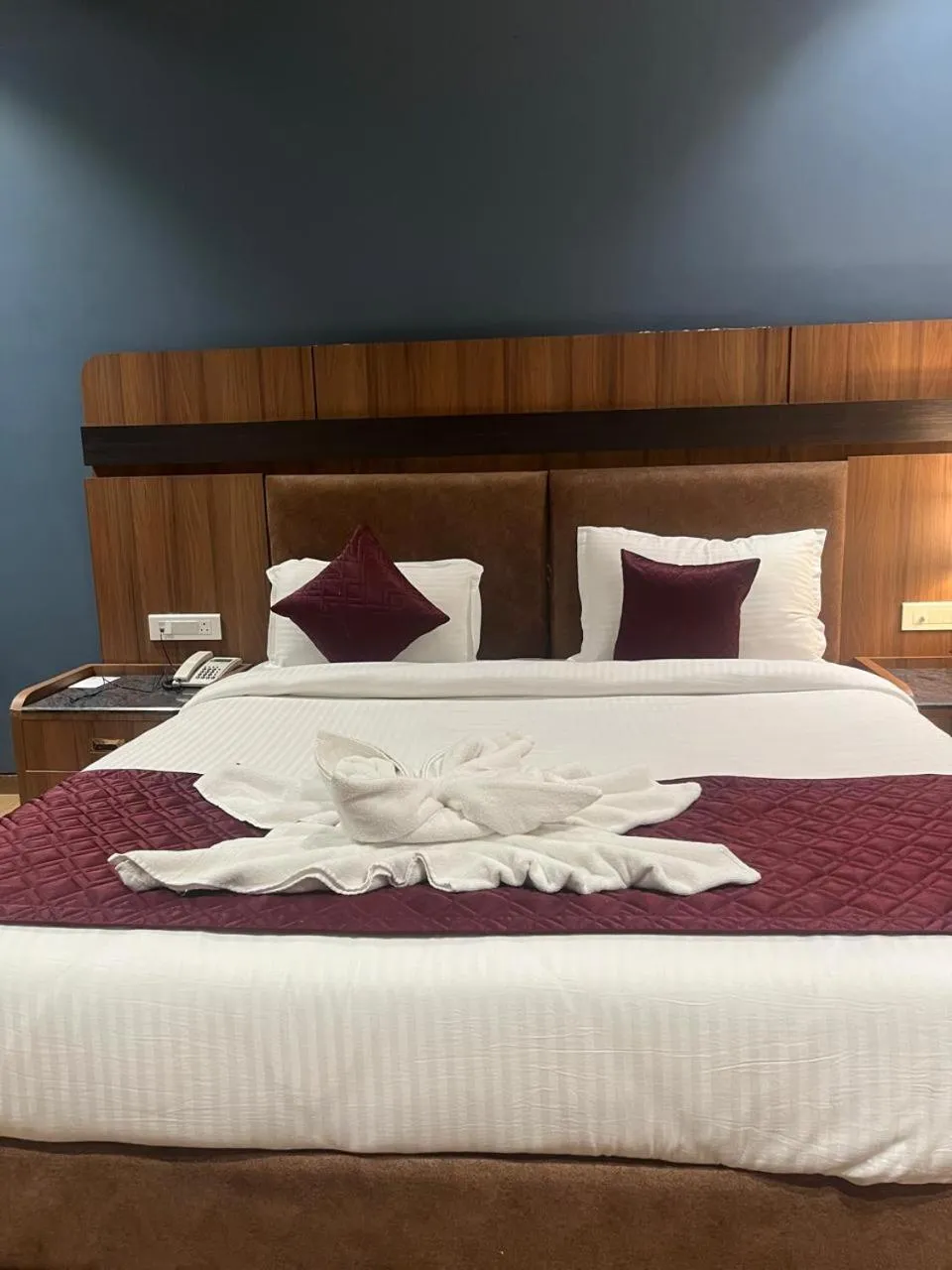 Bed in Nirvana Grand Hotel & Resort