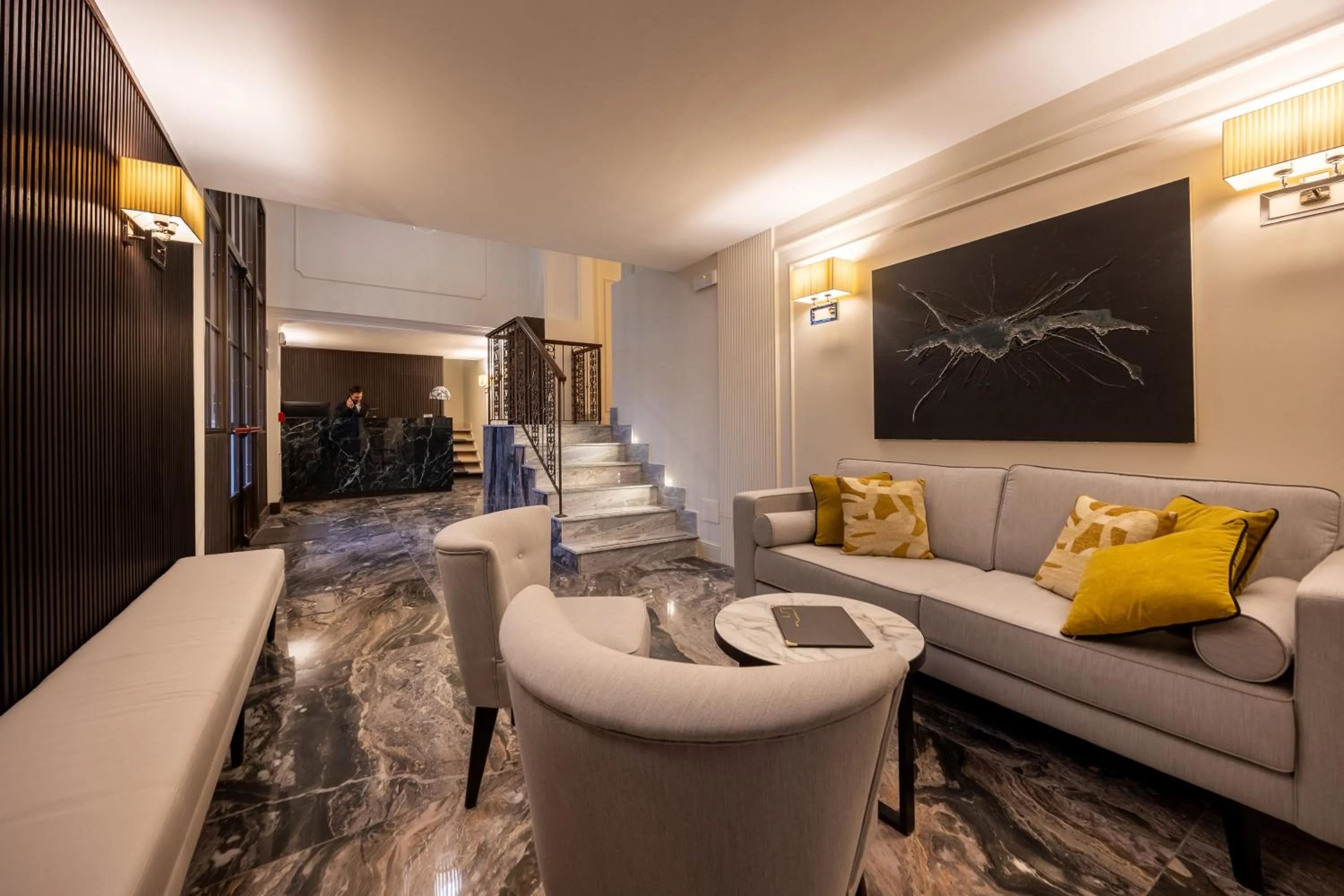 Lobby or reception in BH Hotel