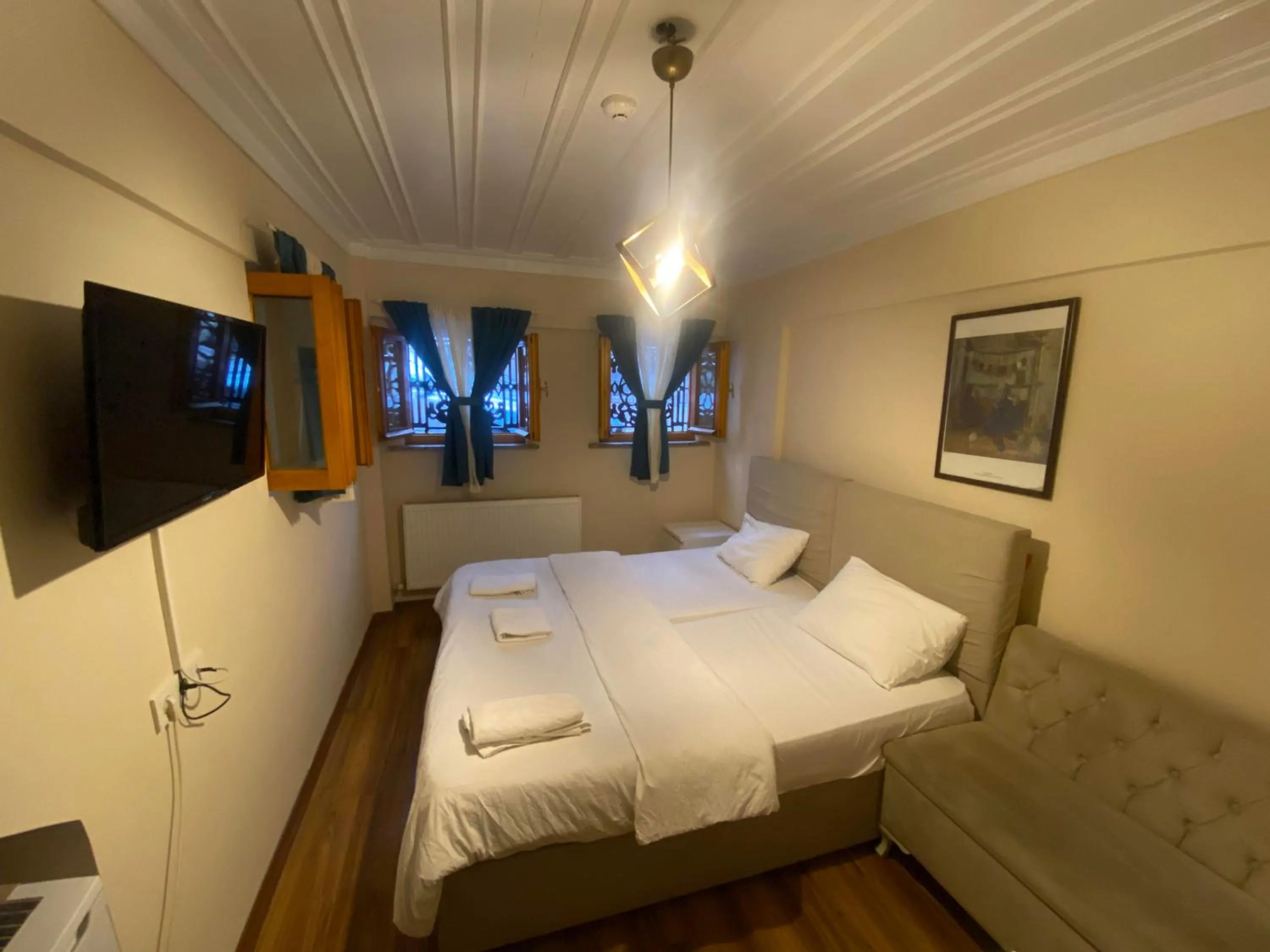 Bed in Konak Akaretler Suit