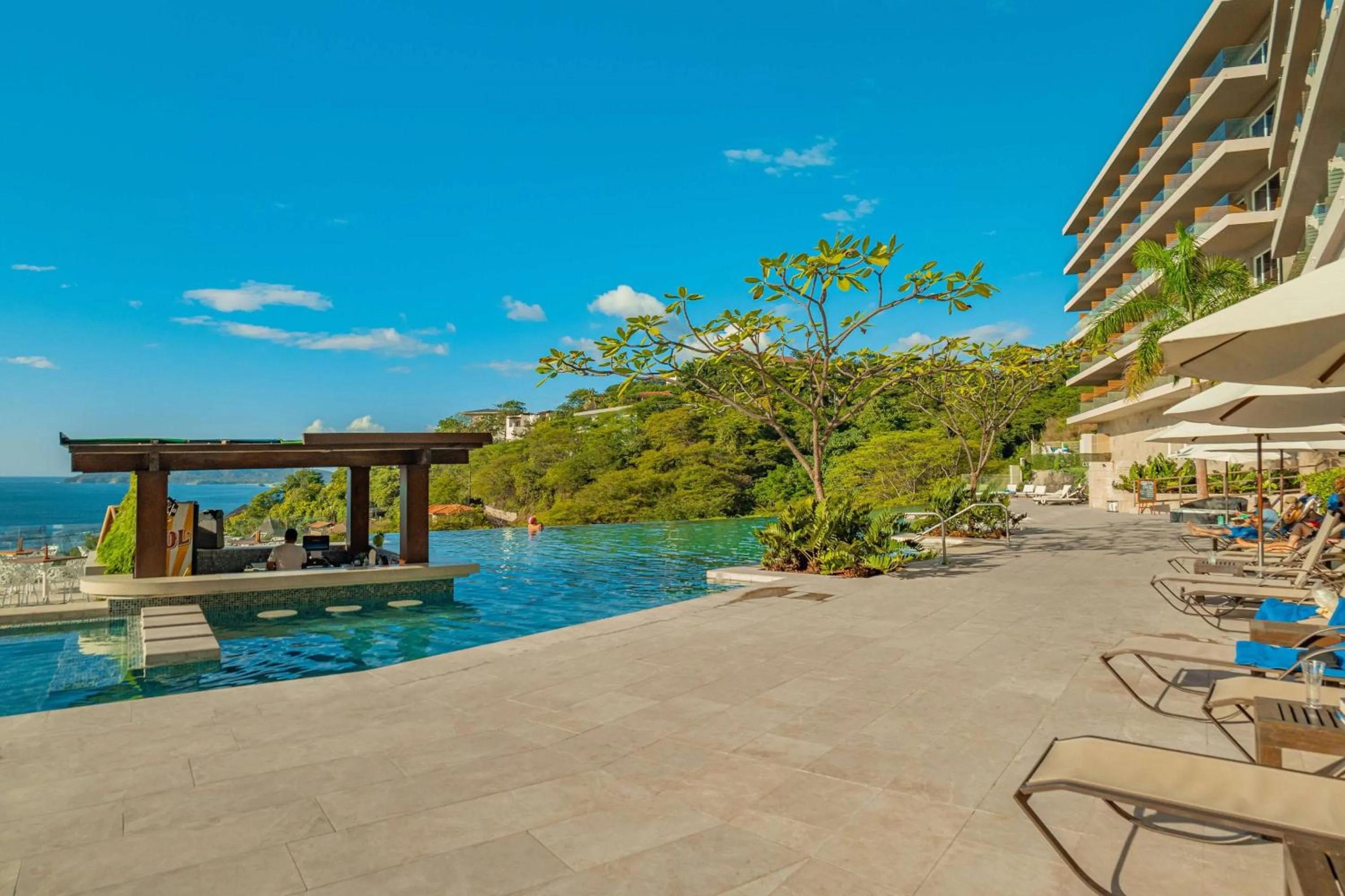 Pool view in Wyndham Tamarindo