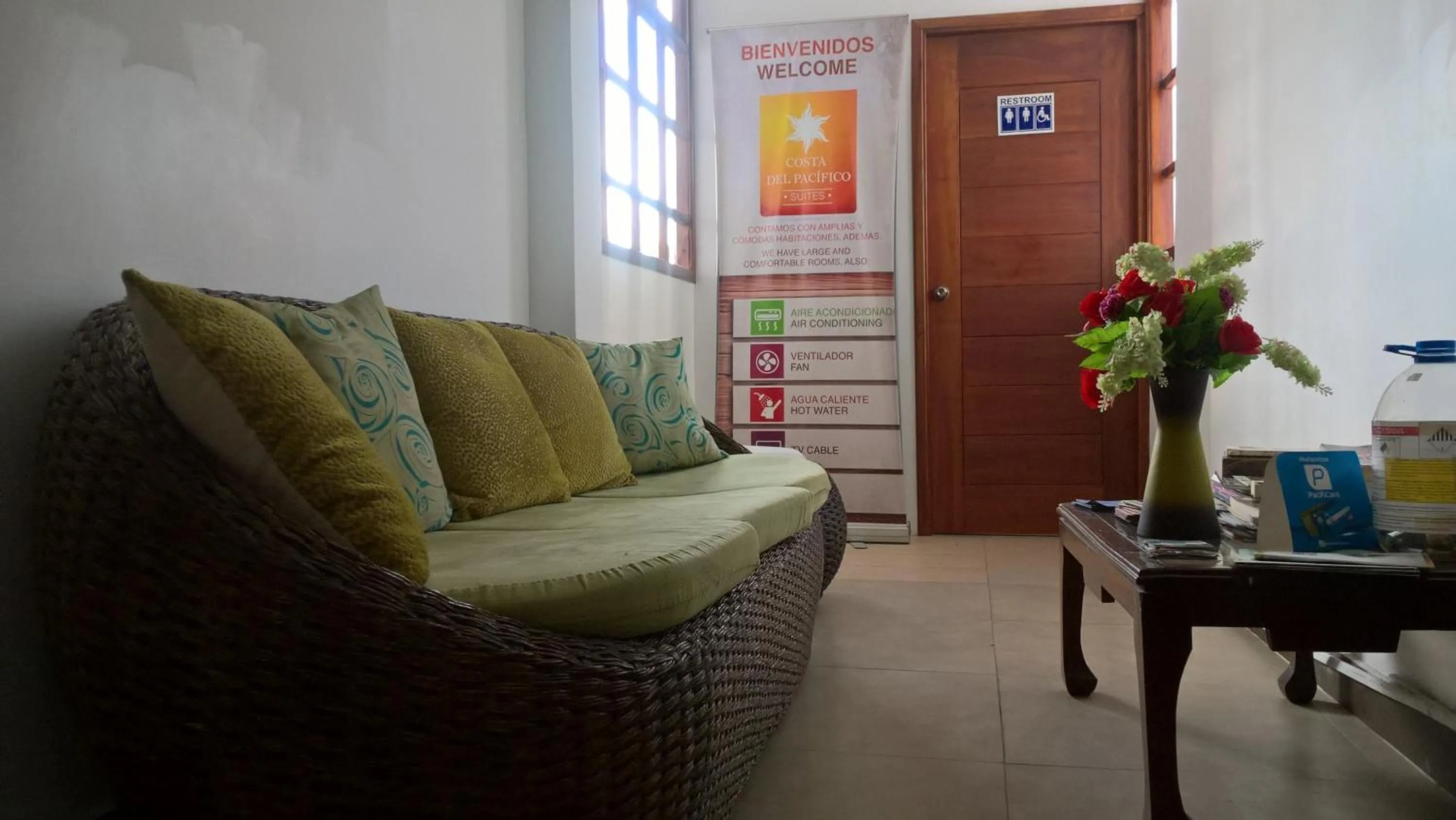 Lobby or reception in Hostal Costa del Pacifico