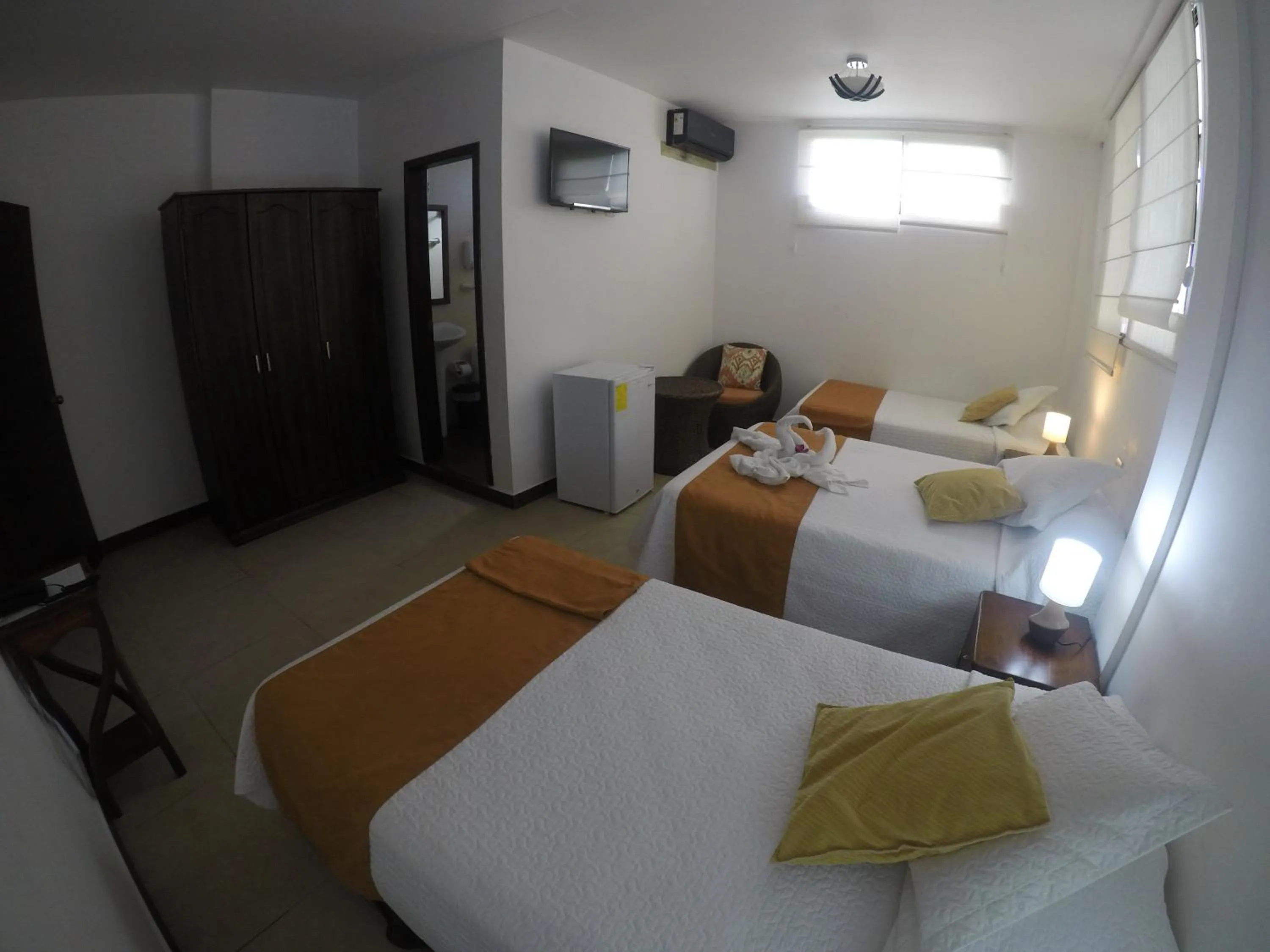 Decorative detail, Bed in Hostal Costa del Pacifico