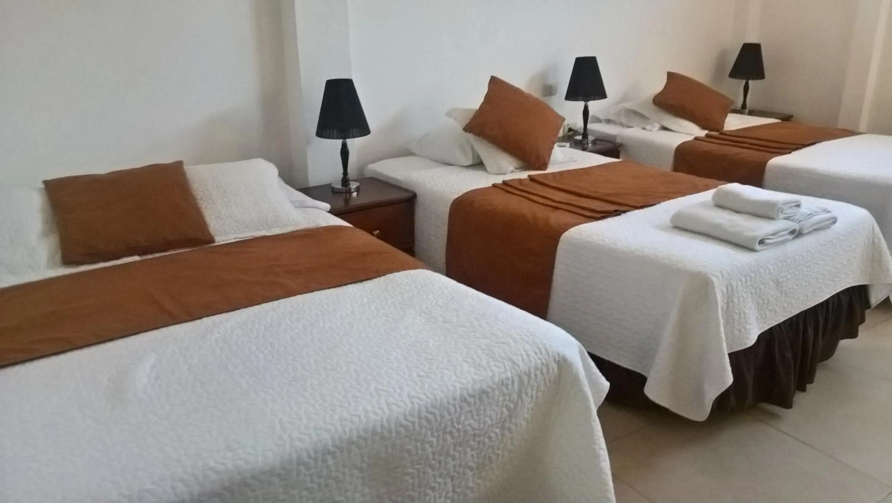 Bed in Hostal Costa del Pacifico