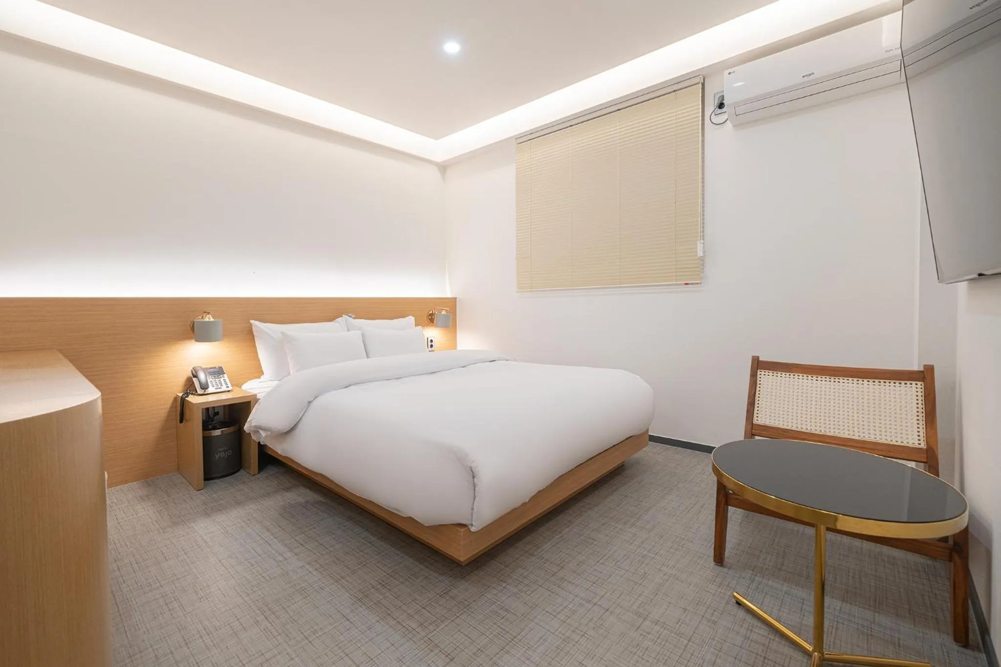 Bed in Hotel YAJA Namchuncheon