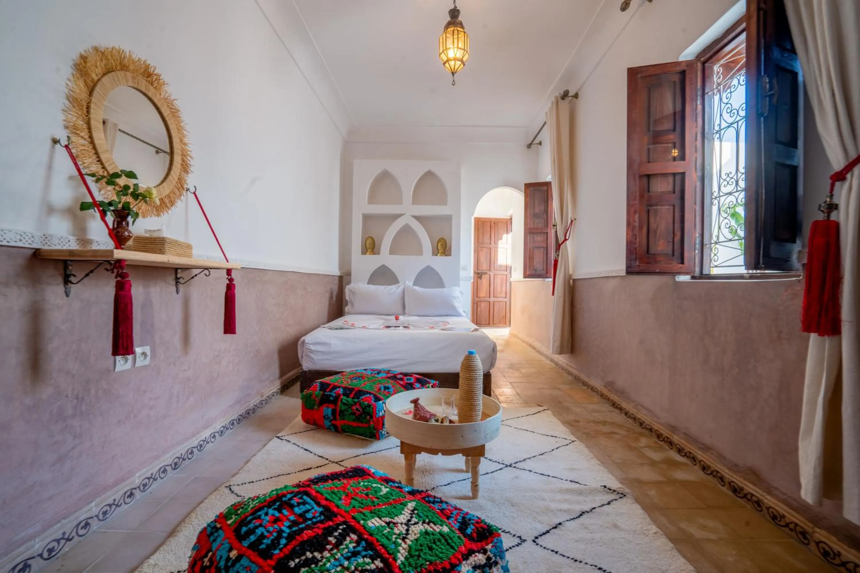 Bed in Riad Les Etoiles Berberes & SPA