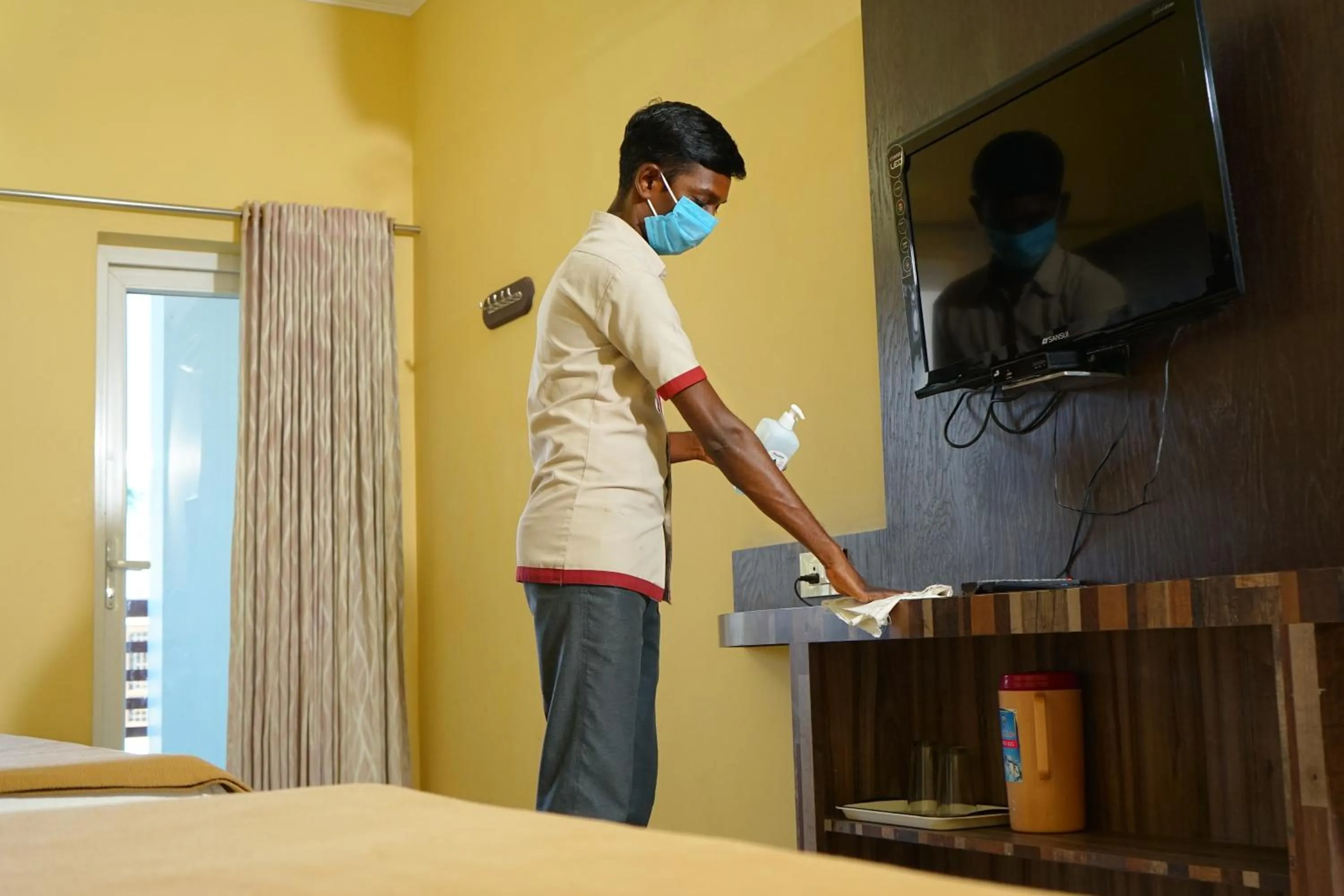 Staff in Hotel Skyark