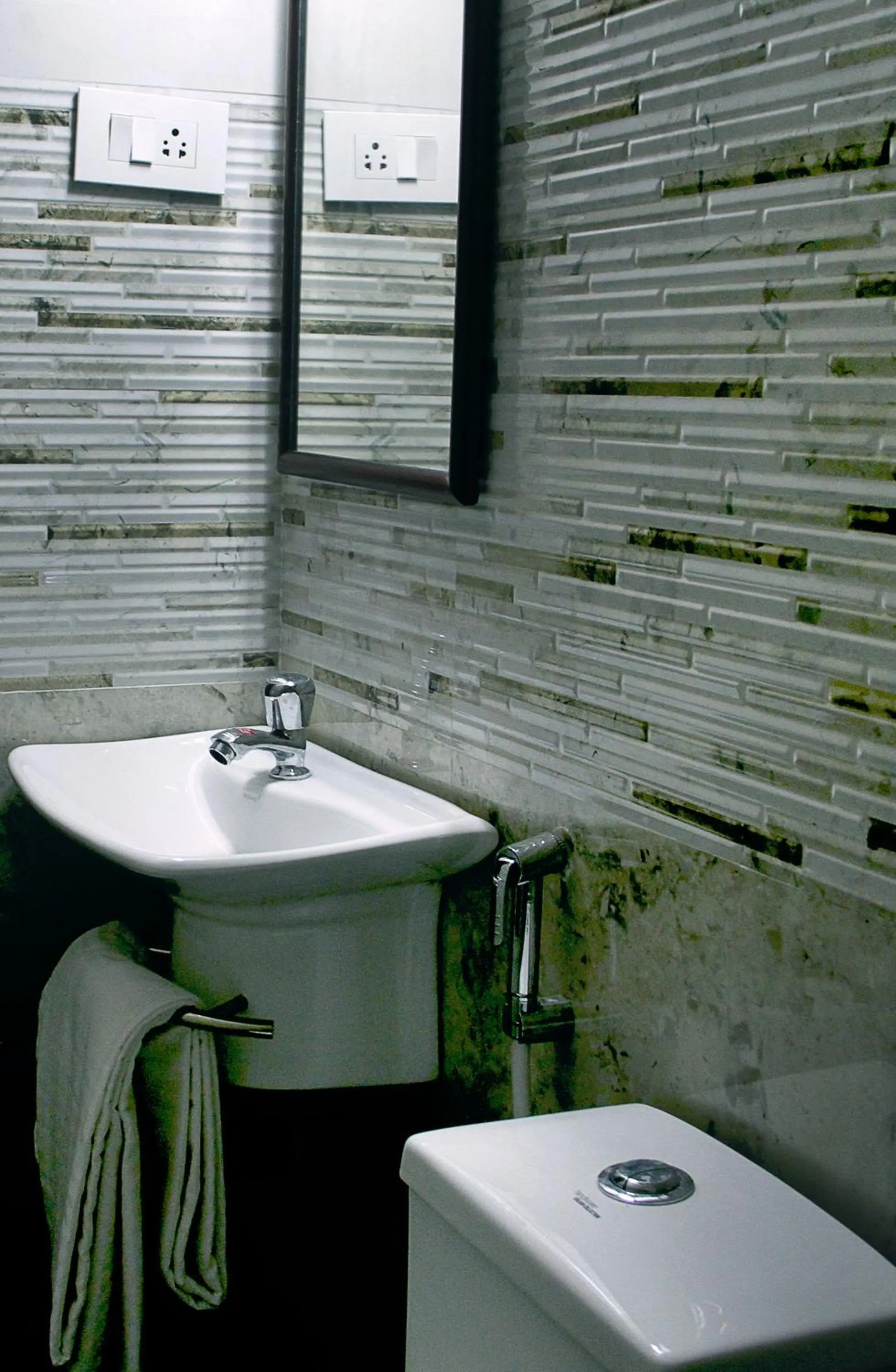 Bathroom in Hotel Skyark