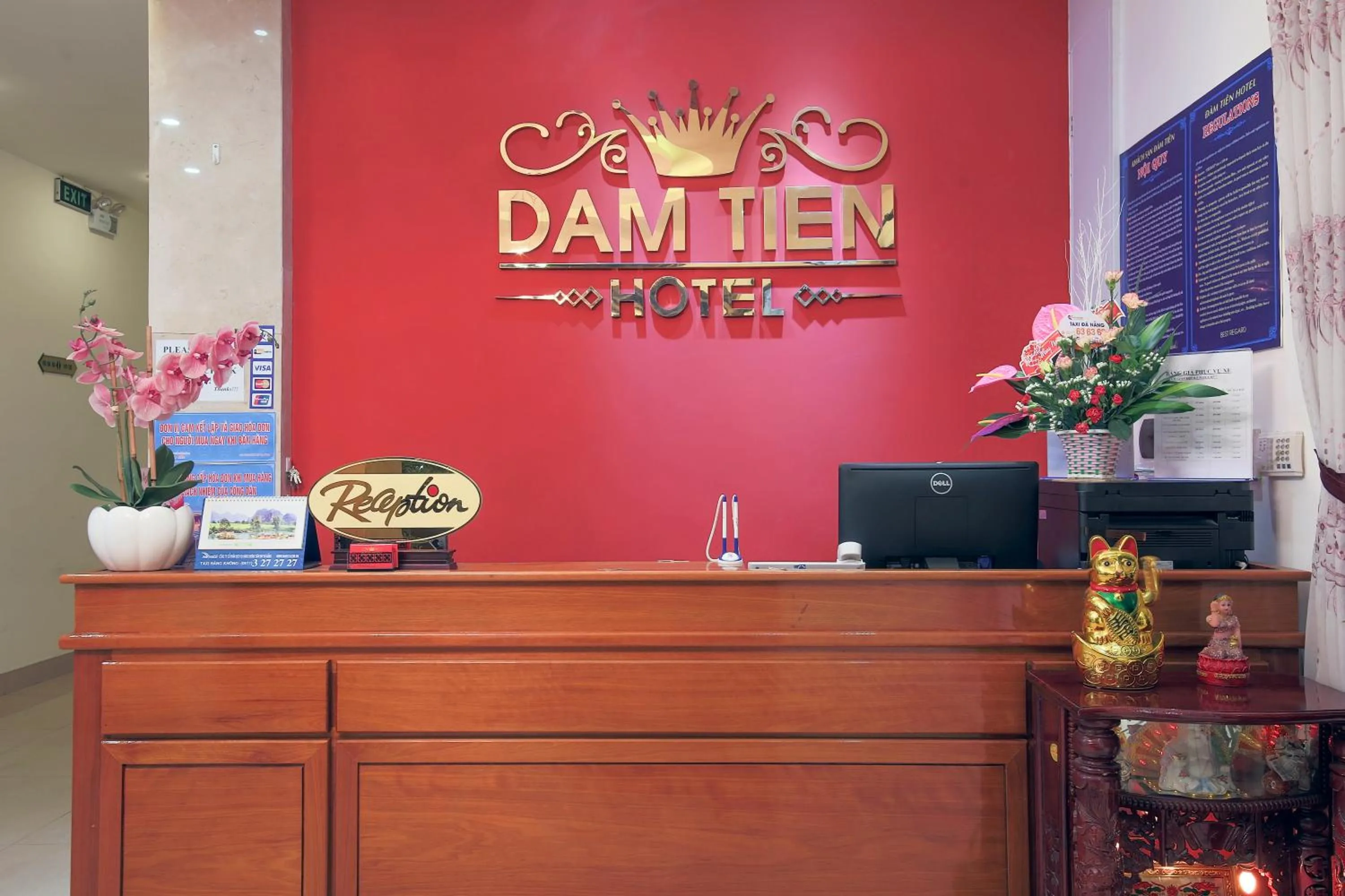 Lobby or reception in Dam Tien Hotel