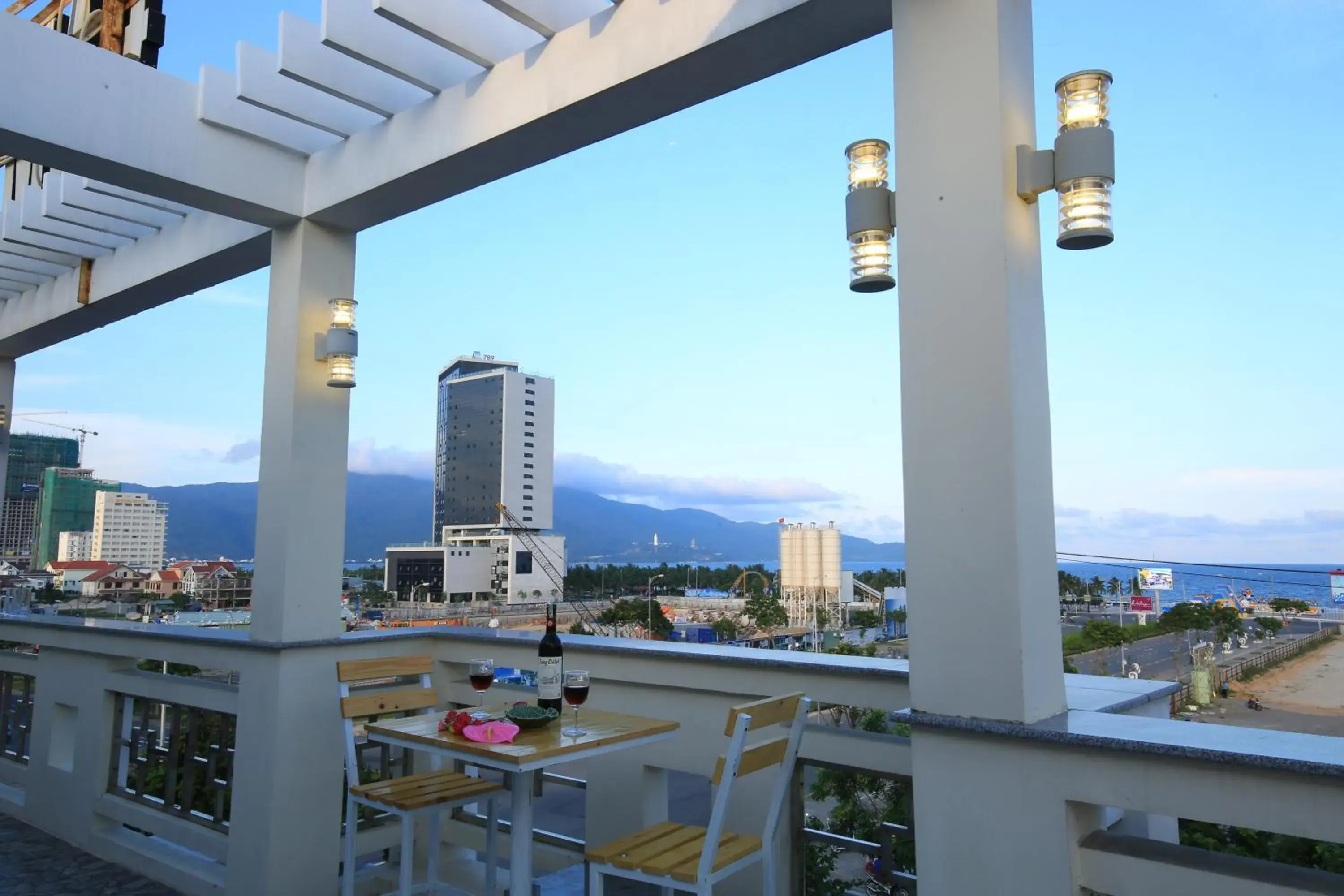Balcony/Terrace in Dam Tien Hotel Balcony/Terrace in Dam Tien Hotel
