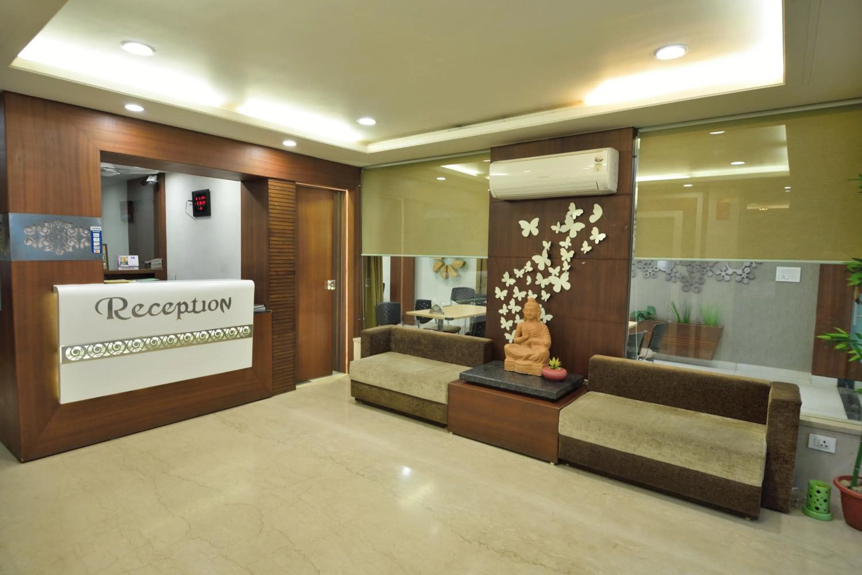 Lobby or reception in Hotel Alankar Palace