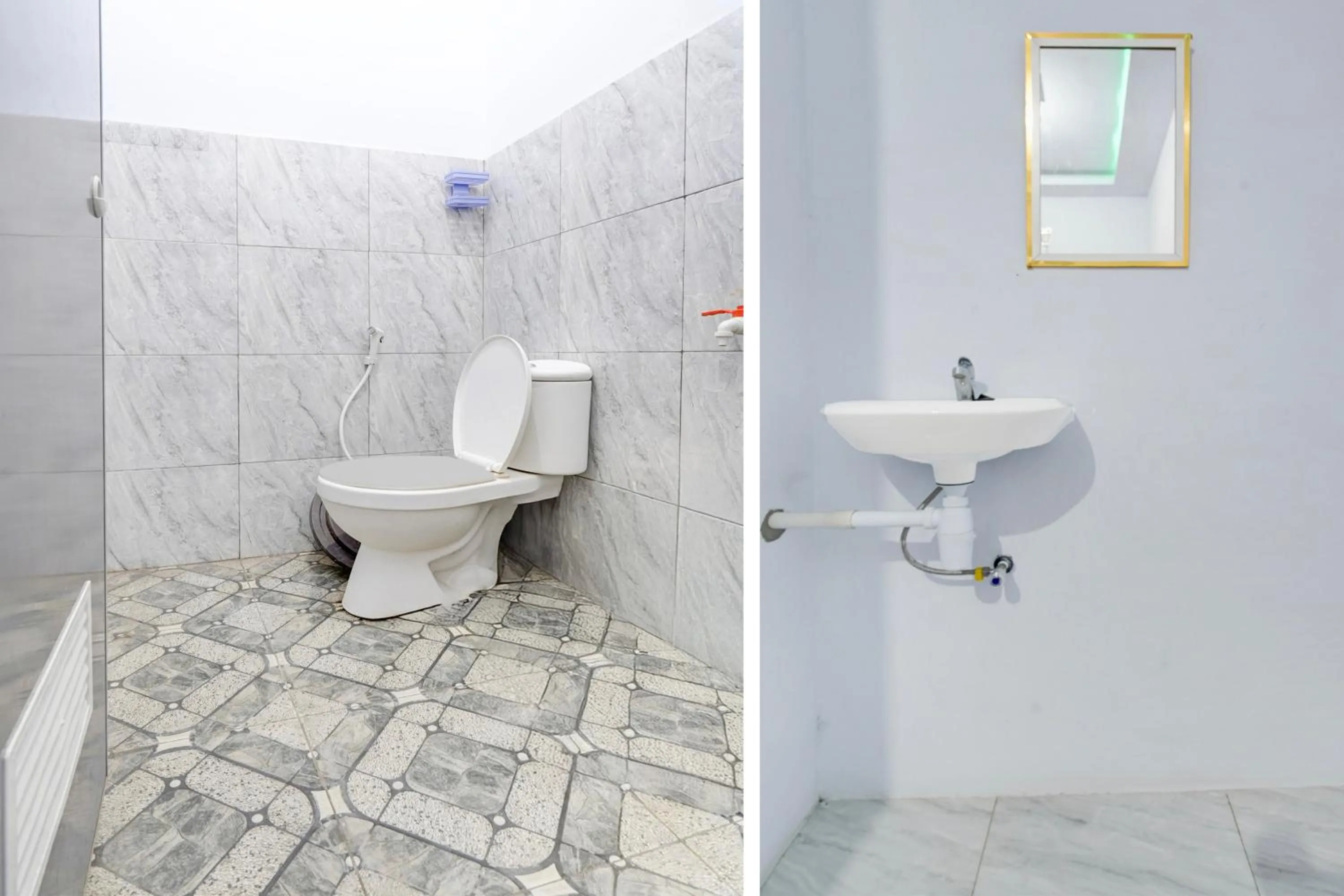 Bathroom in Hotel O Slawi Near Alun- Alu Slawi Formerly Boarding Inn