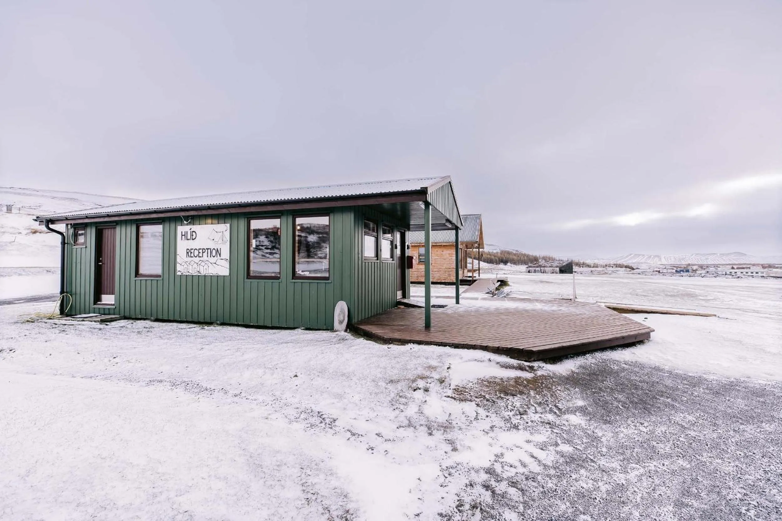Lobby or reception in Hlid Hostel