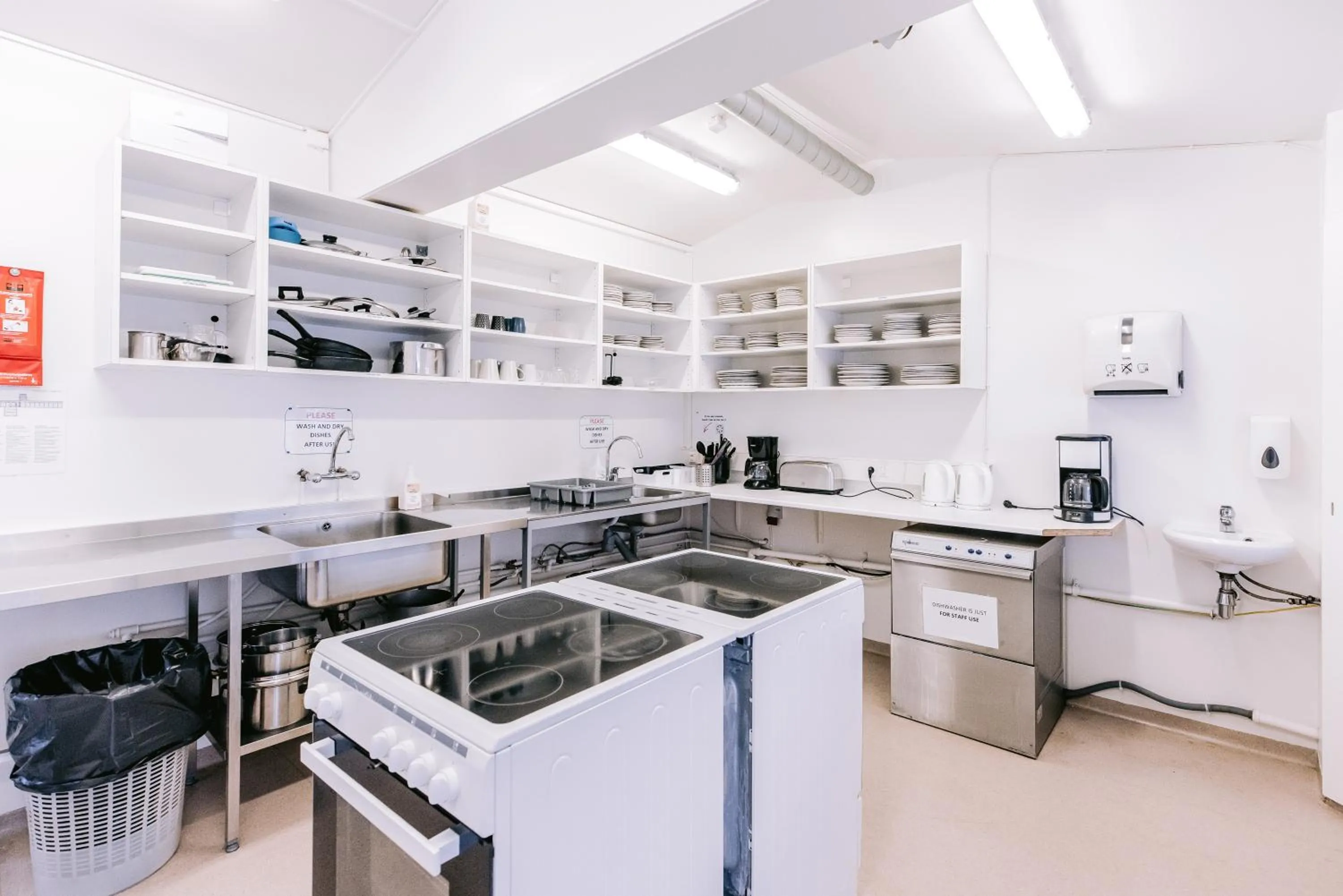 Kitchen or kitchenette in Hlid Hostel