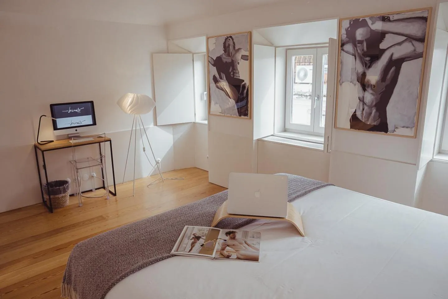 Bed in The Late Birds Lisbon - Gay Urban Resort